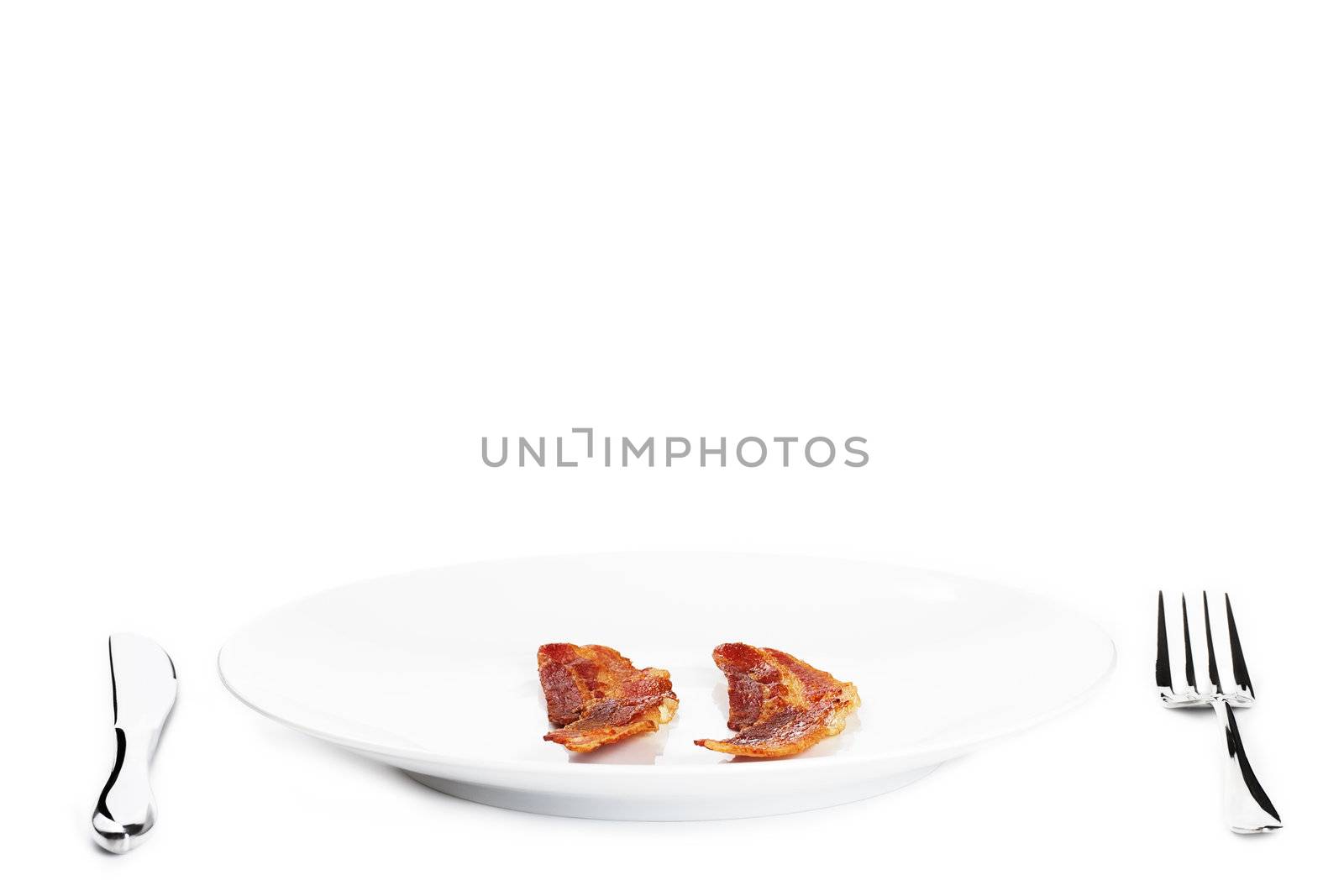 two bacon on a plate by RobStark