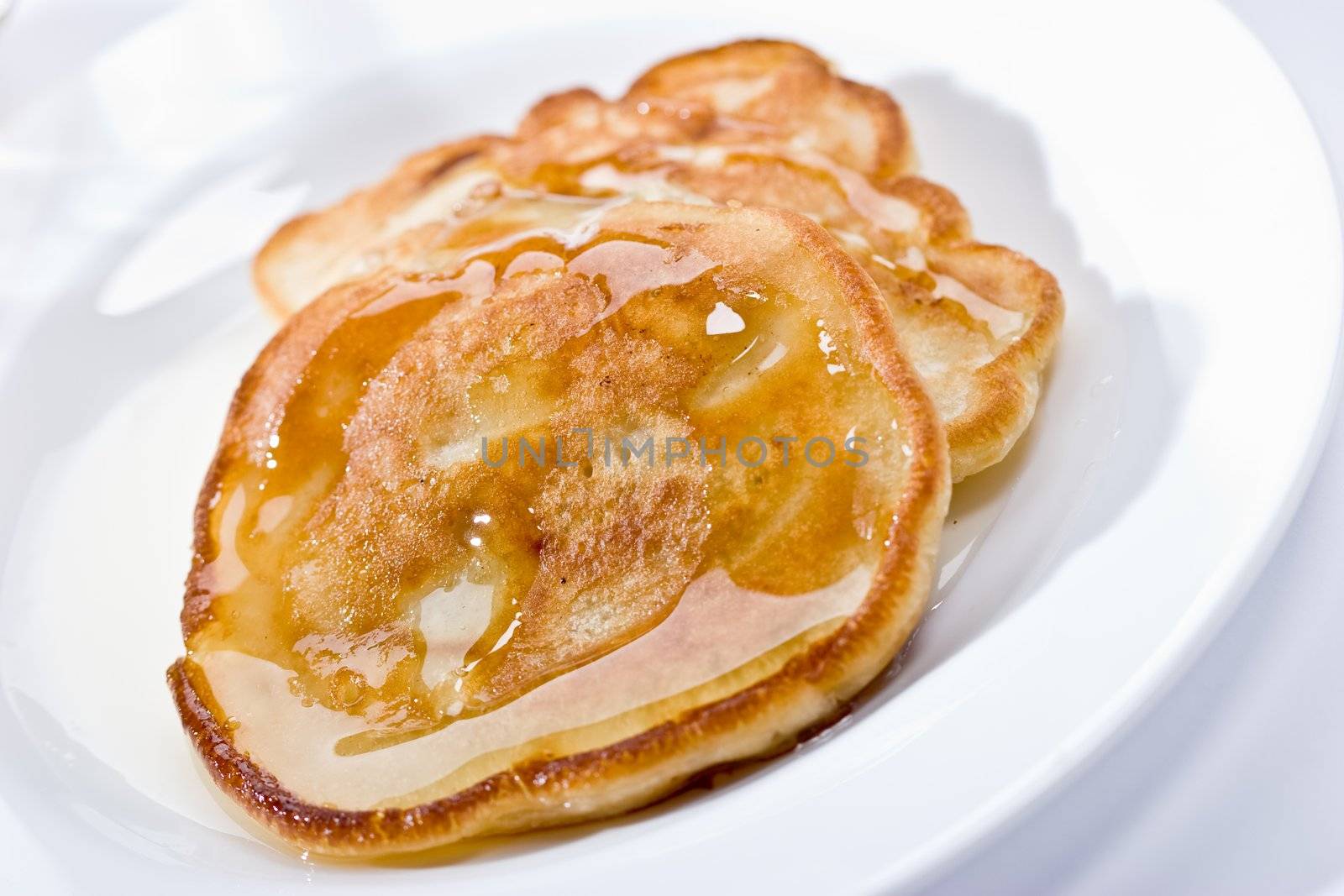 pancakes with honey by agg