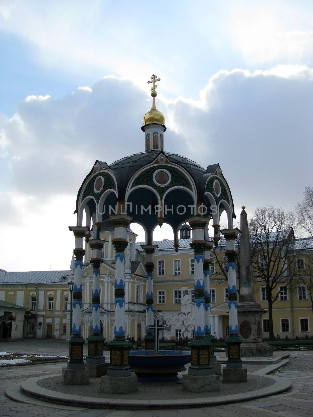 Temple; a chapel, church