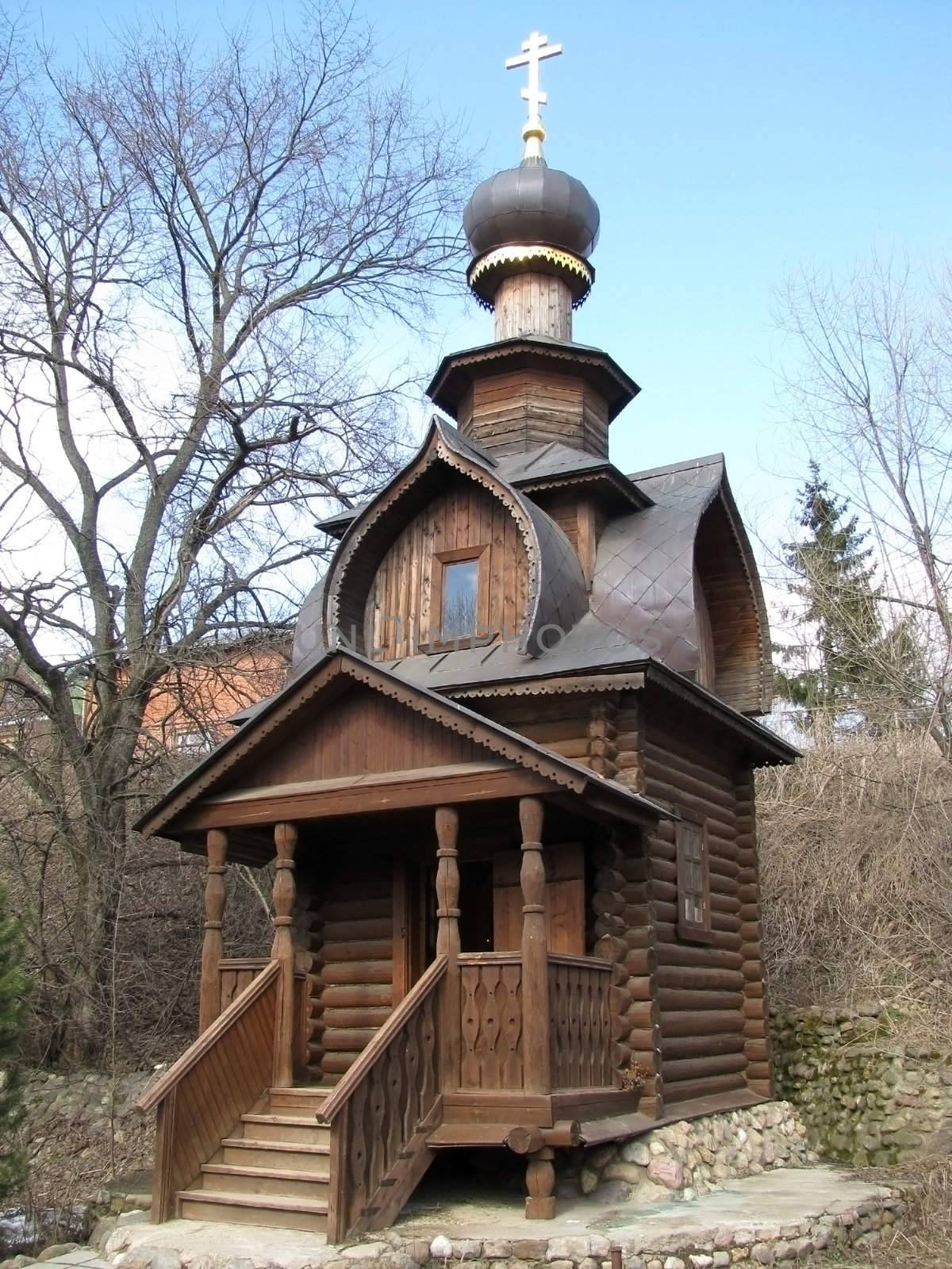 Temple; a chapel, church