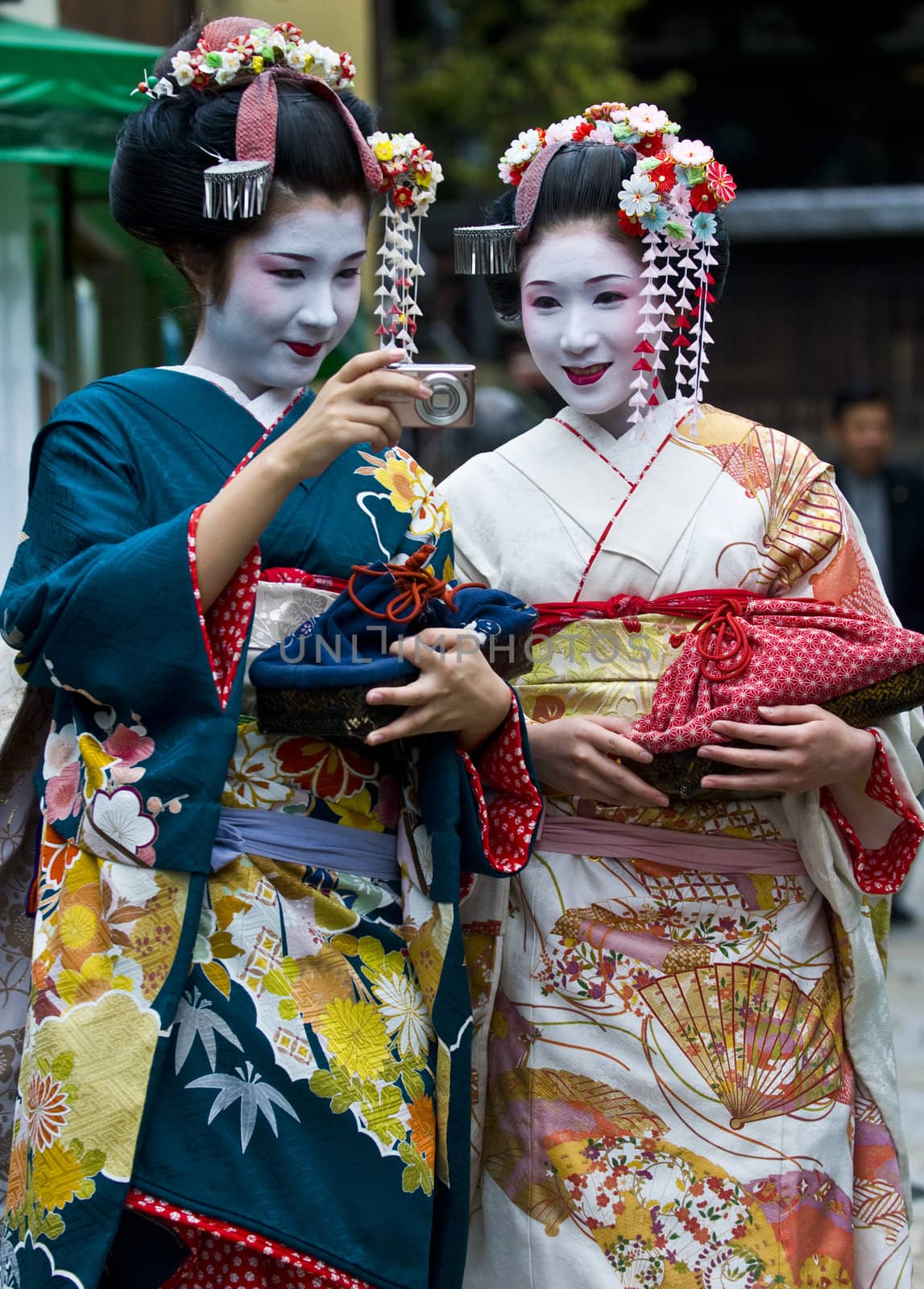 Kyoto, OCT  22: a participants on The Jidai Matsuri ( Festival of the Ages) held on October 22 2009  in Kyoto, Japan . It is one of Kyoto's renowned three great festivals