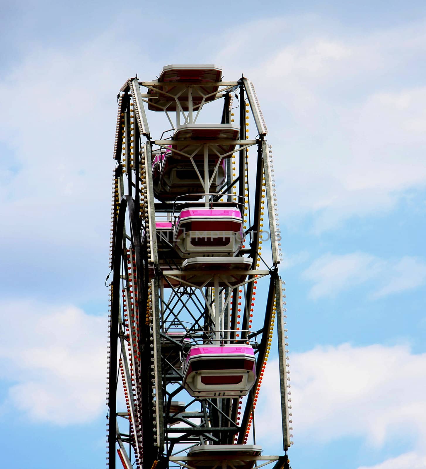 Ferris wheel in the sky by hildurbjorg