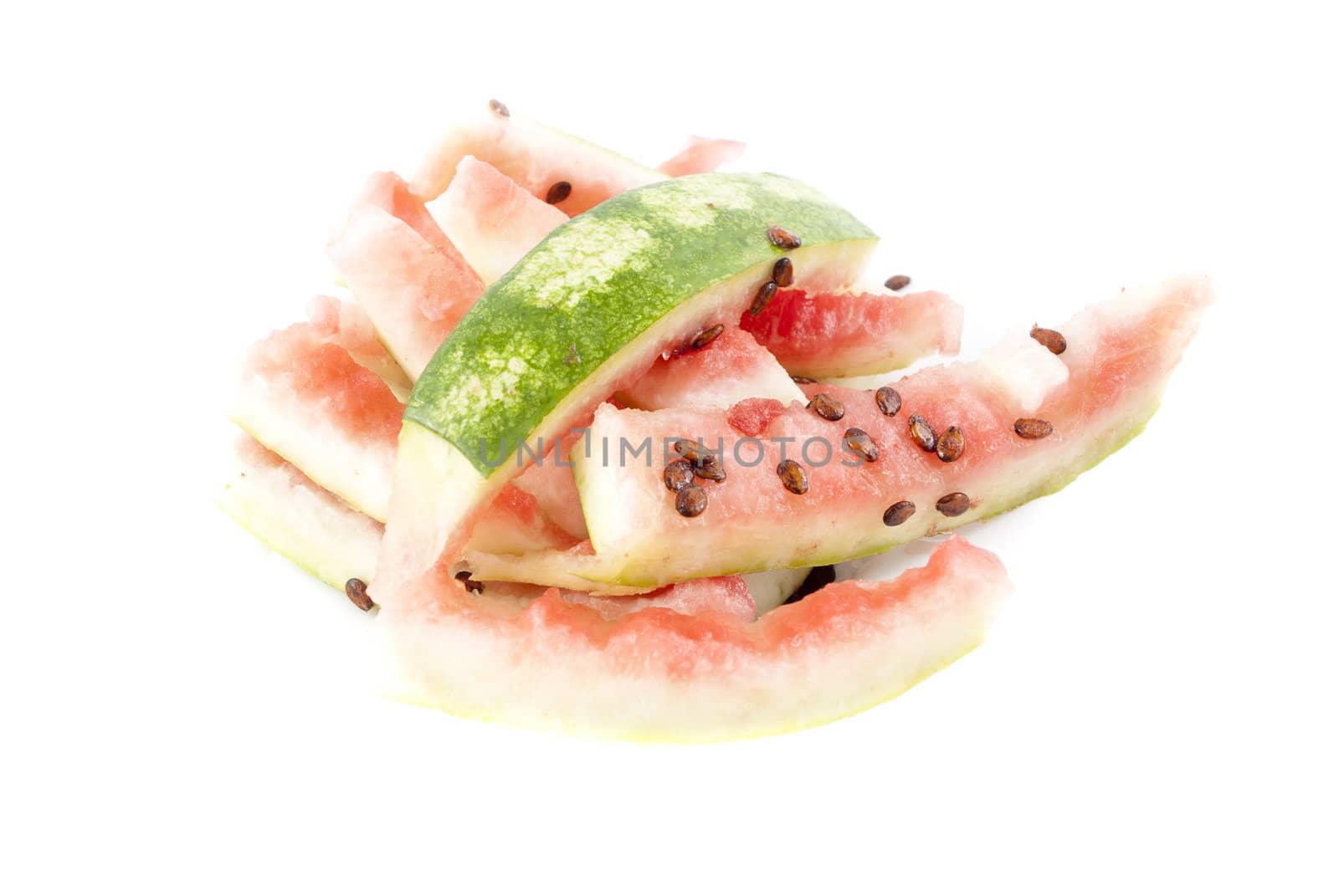 Water-melon on white background