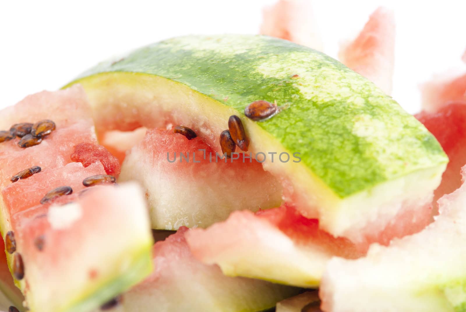 Water-melon on white background