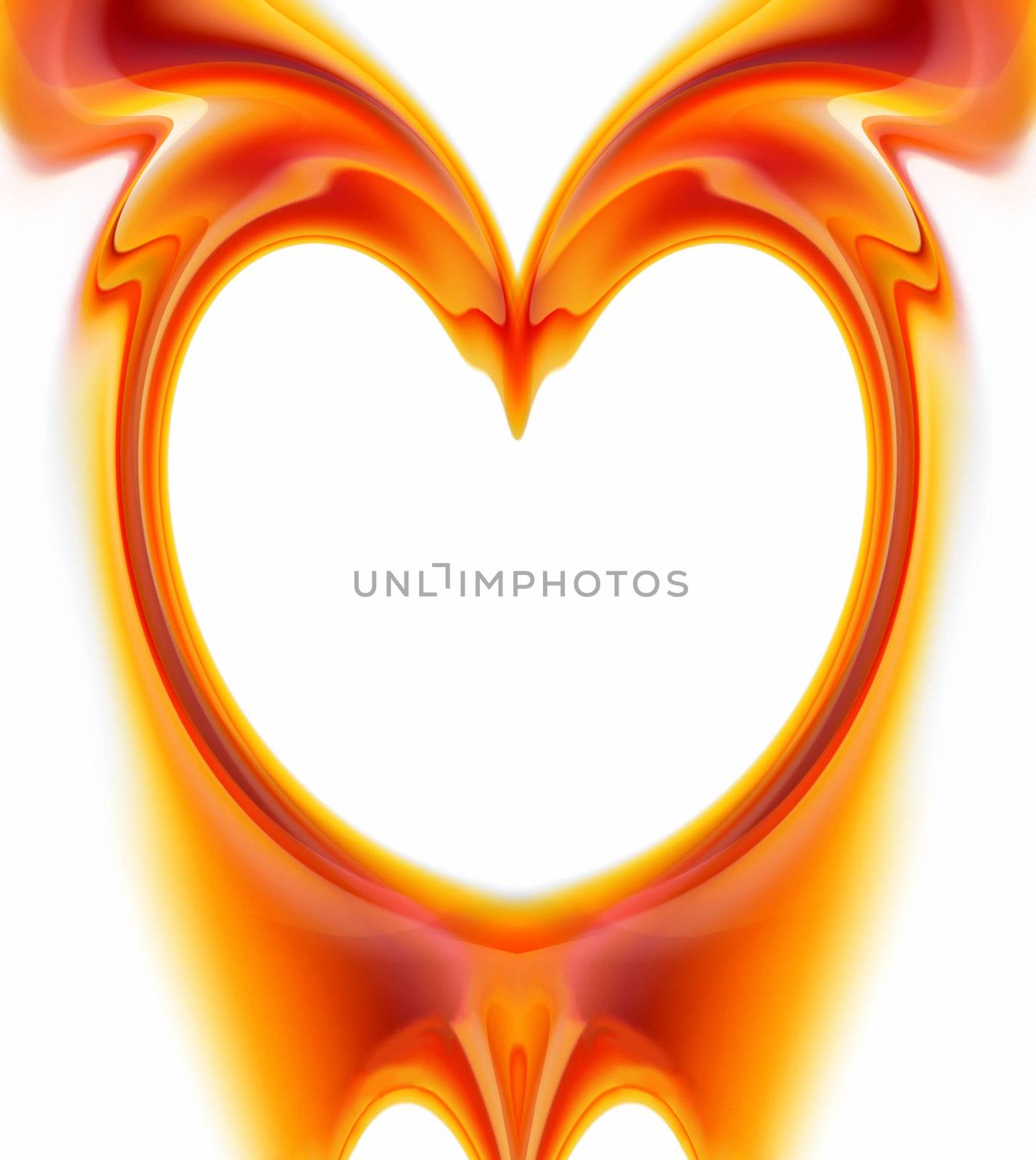 An image of a nice abstract heart frame background