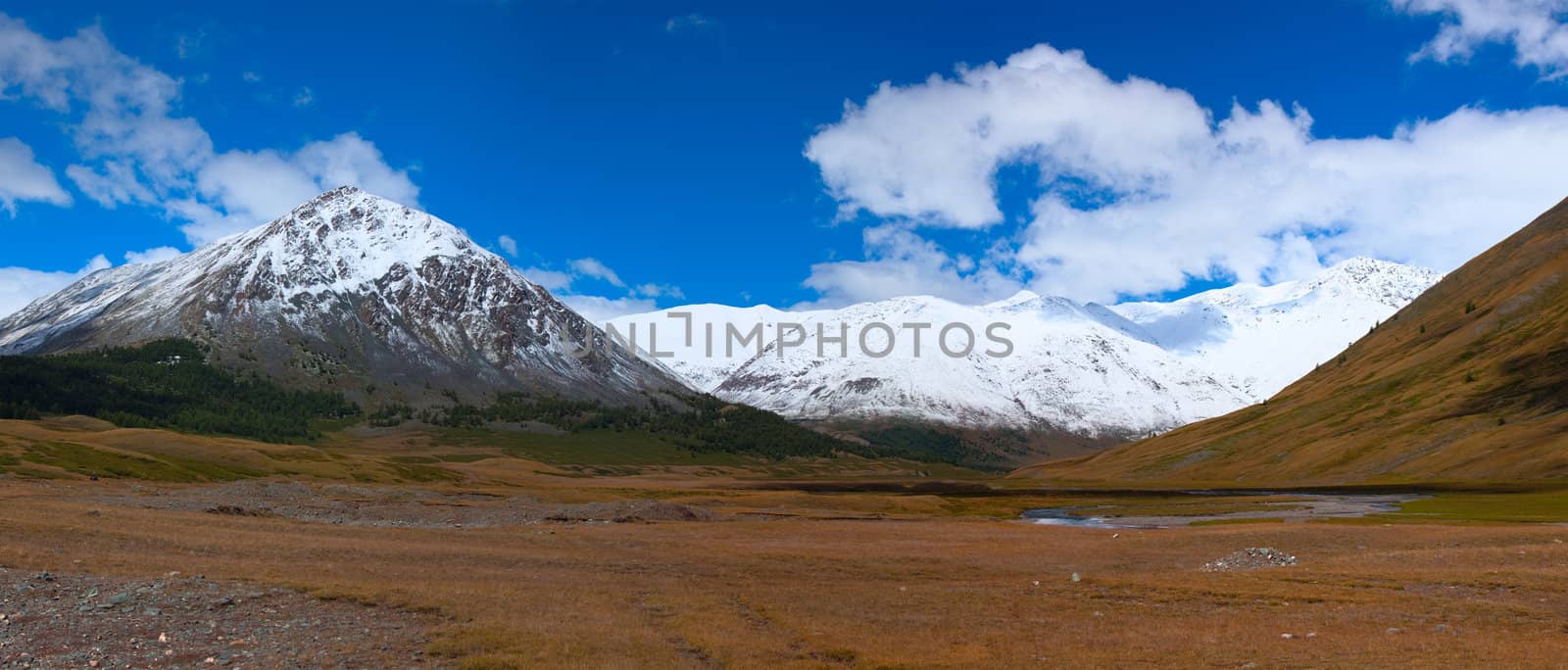 Altai mountains. Beautiful highland landscape. Russia. Siberia
