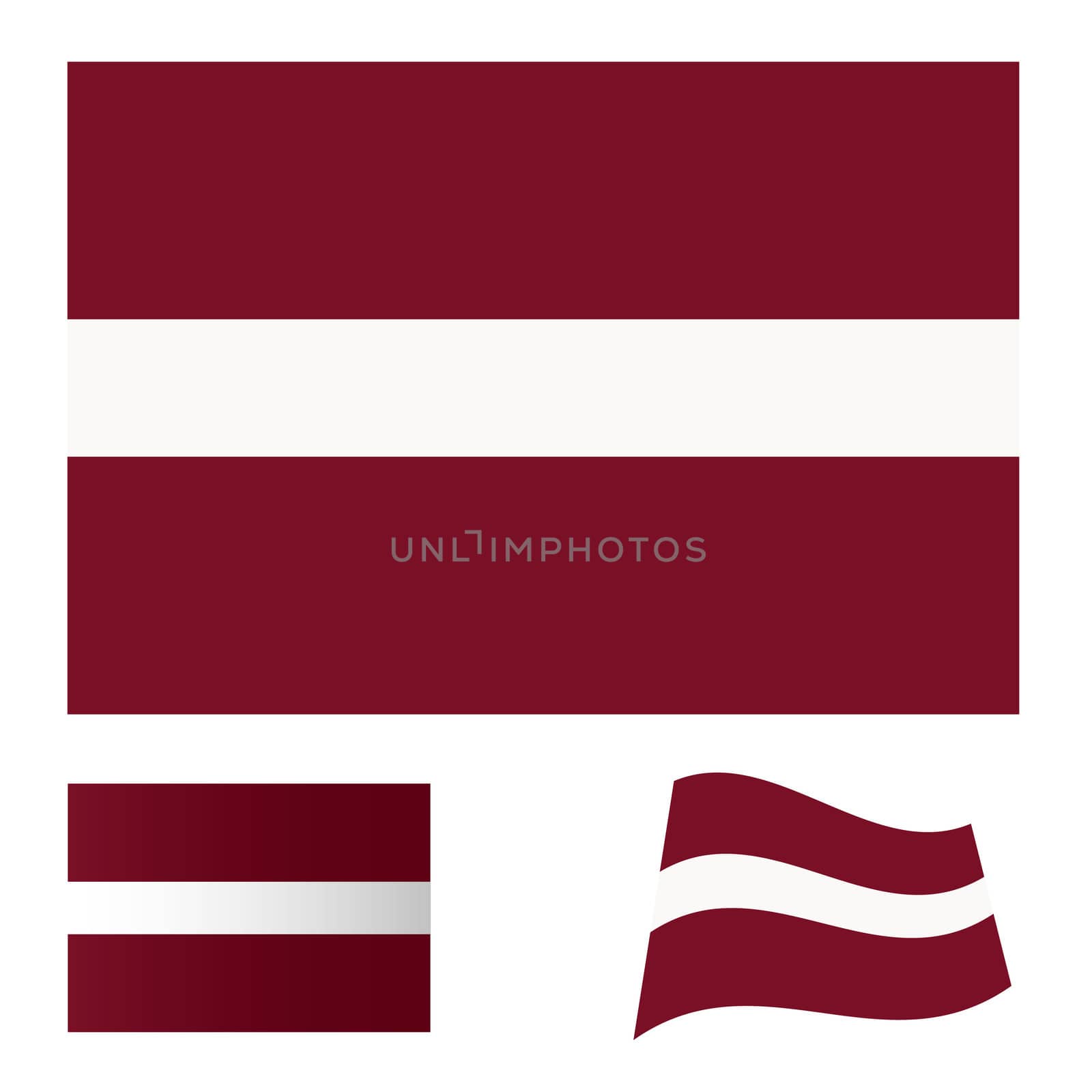 Latvia flag set by nicemonkey