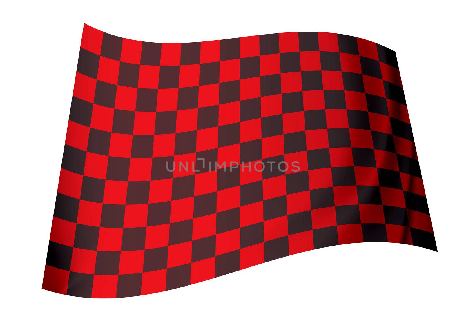 red checkered flag by nicemonkey