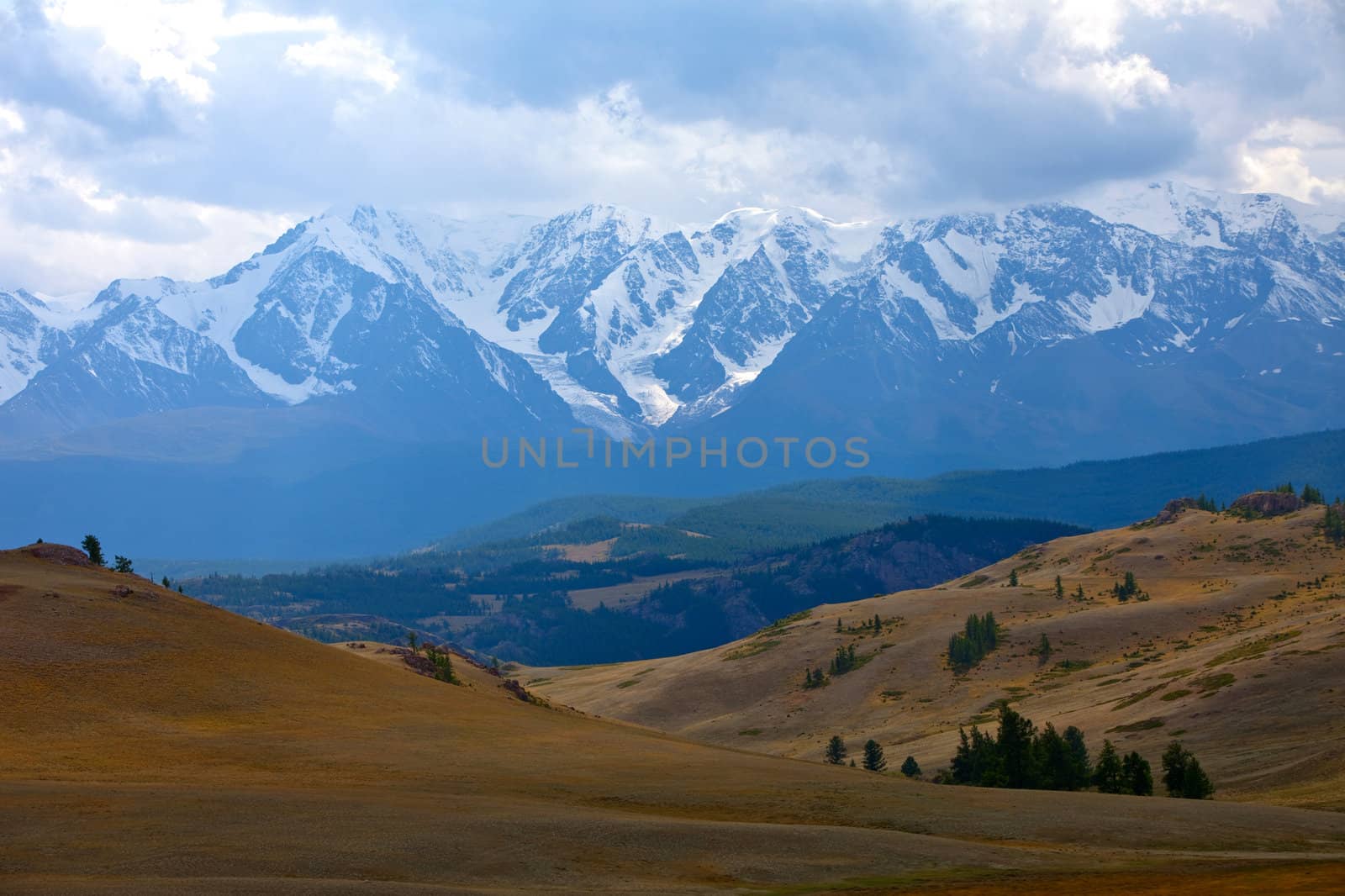 Altai mountains. Beautiful highland landscape. Russia. Siberia