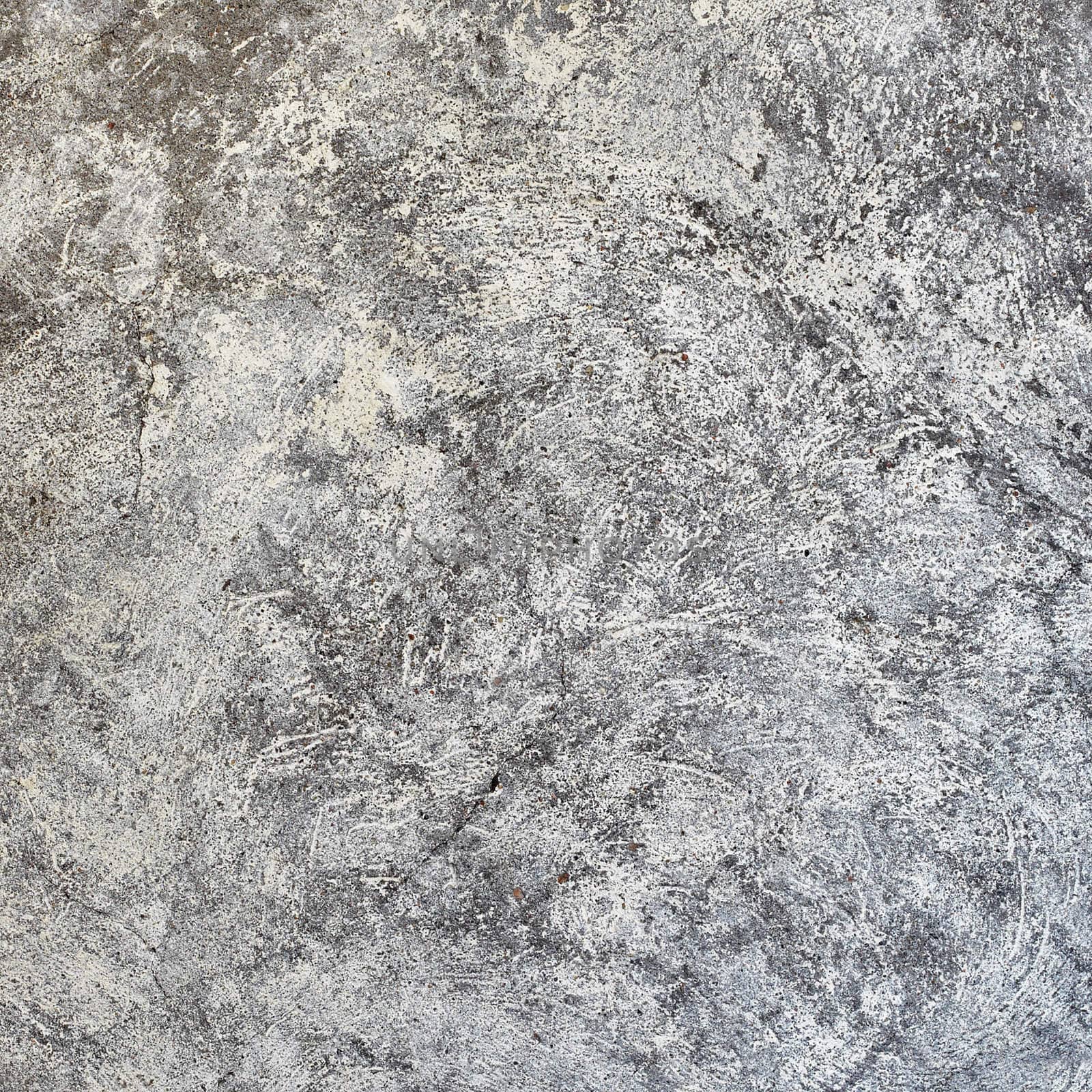 Square texture - the old damaged gray concrete wall