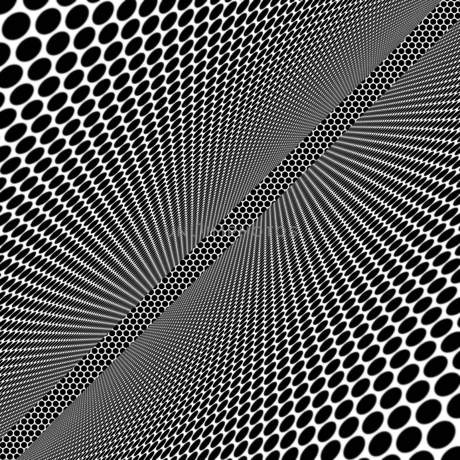 Abstract geometrical monochrome square background by pzaxe
