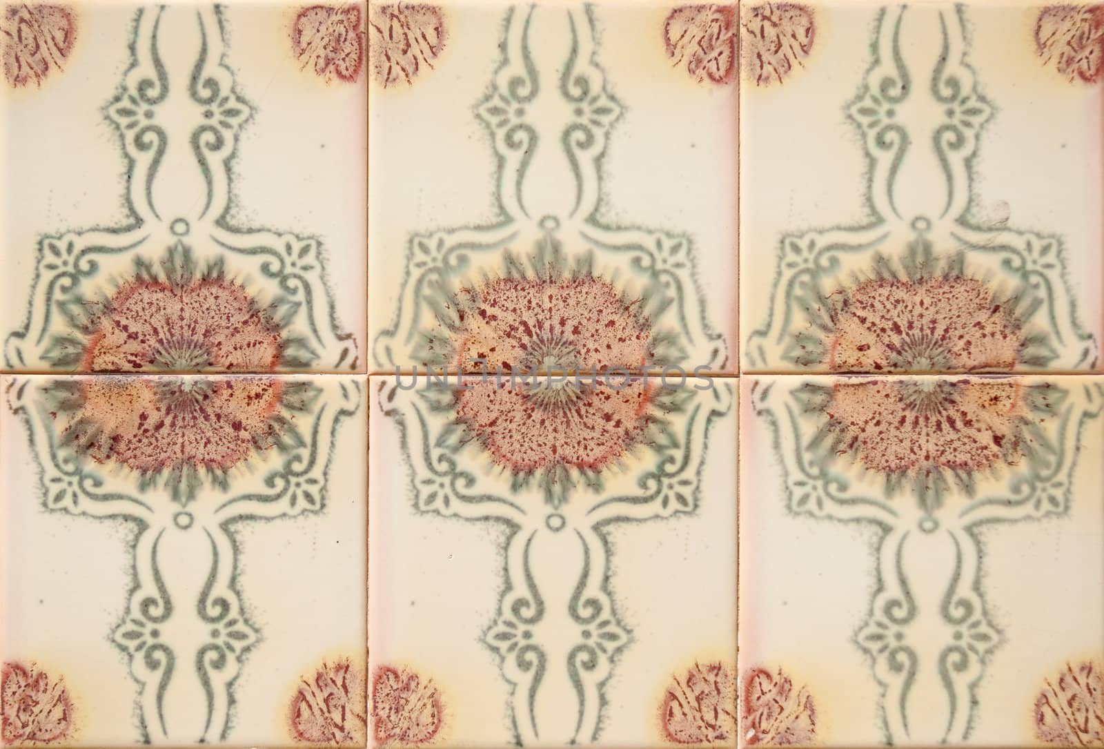 Ornamental old typical tiles from Portugal.