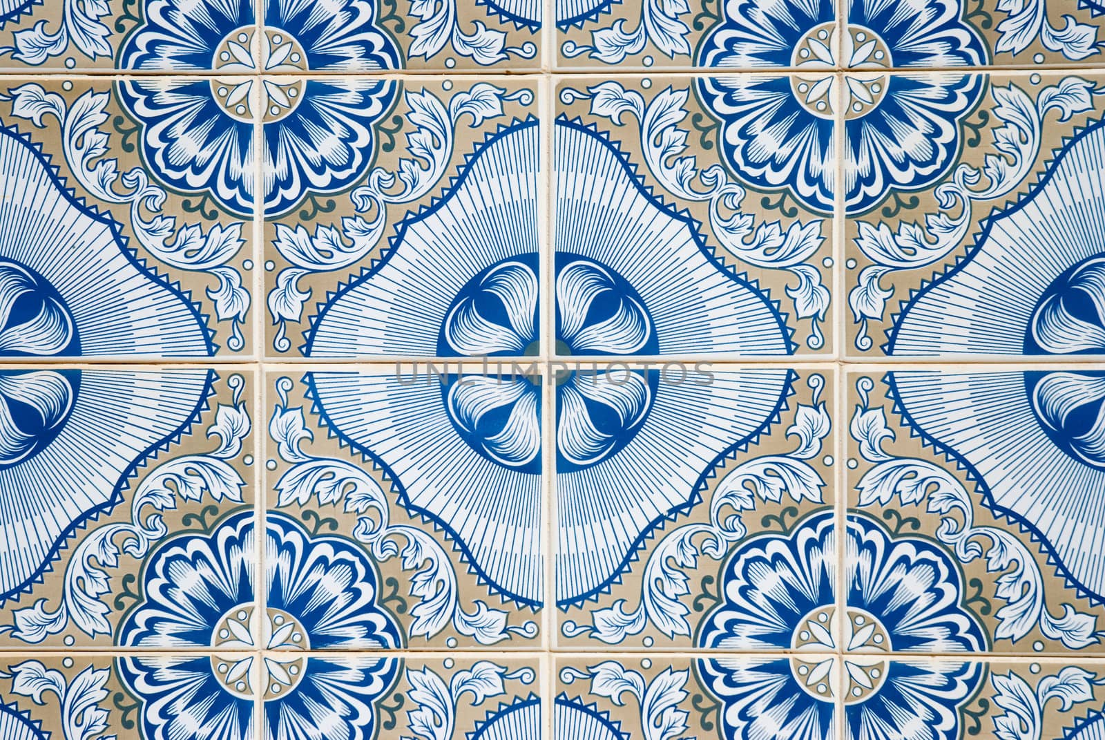 Ornamental old typical tiles from Portugal.