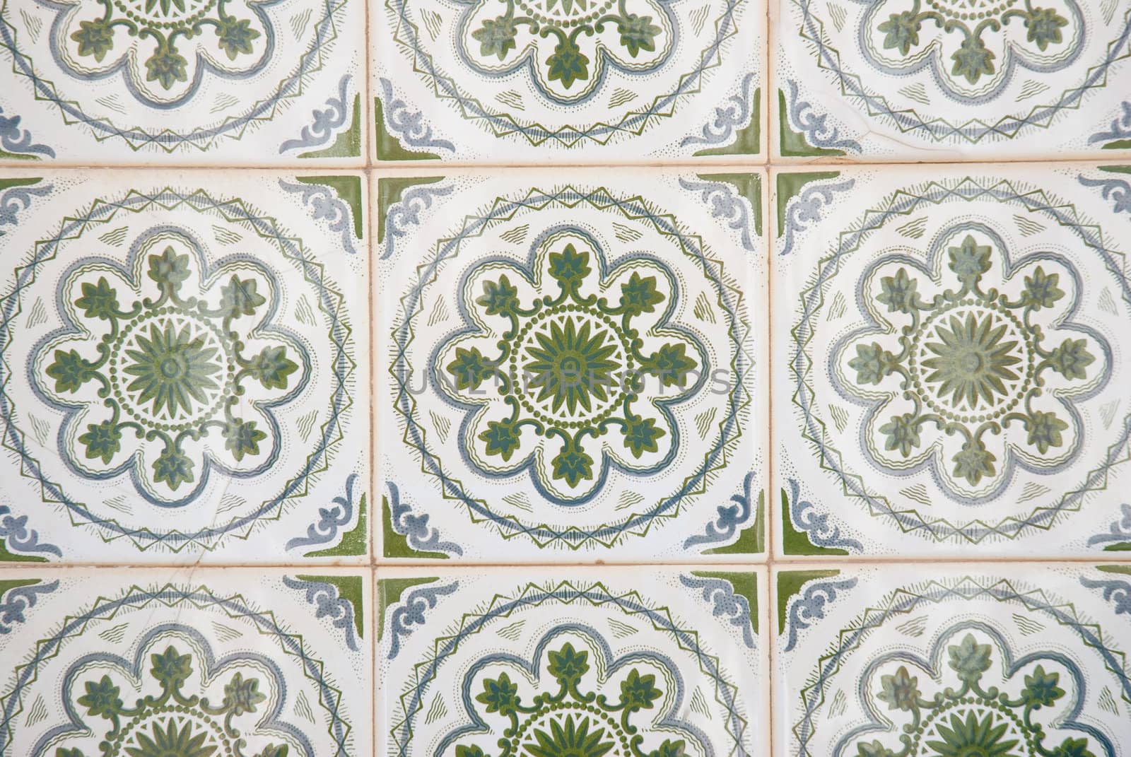 Ornamental old typical tiles from Portugal.