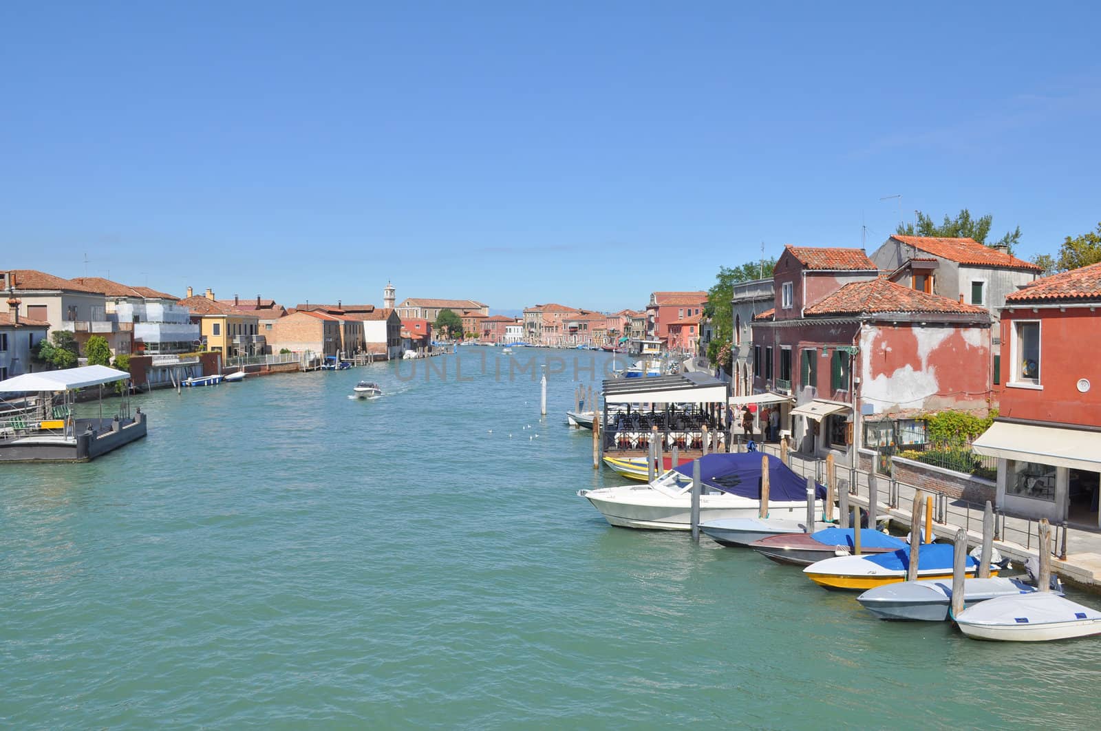The town of Murano near Venice (Venezia), Italy