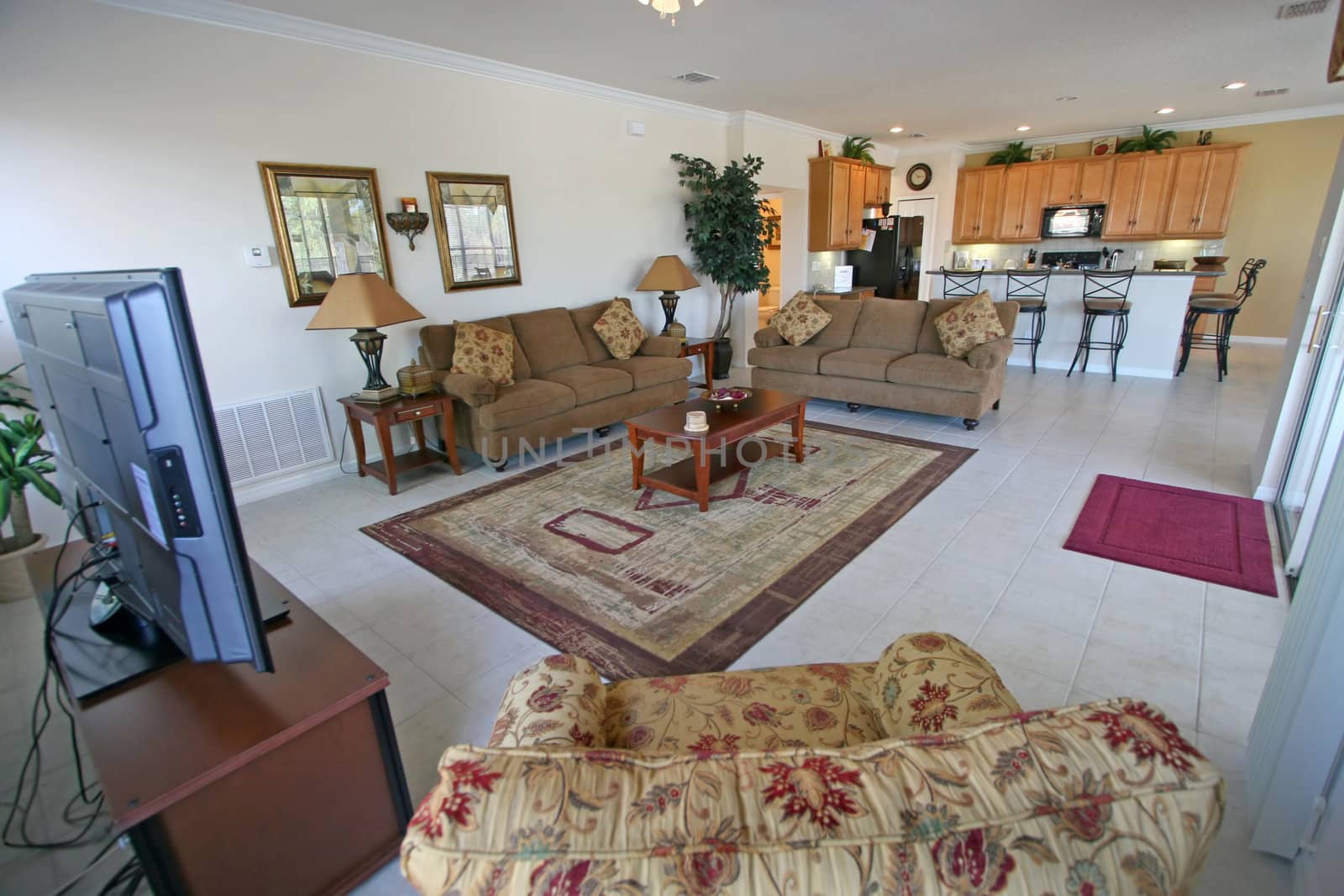 An Interior Living Area of a Home