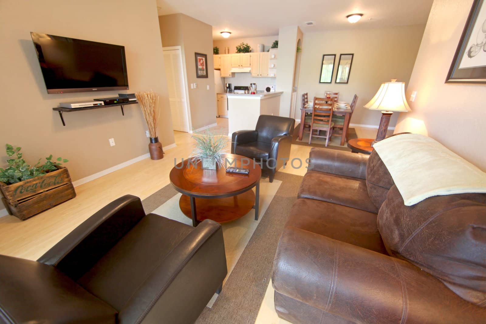 An Interior Living Room of a Home