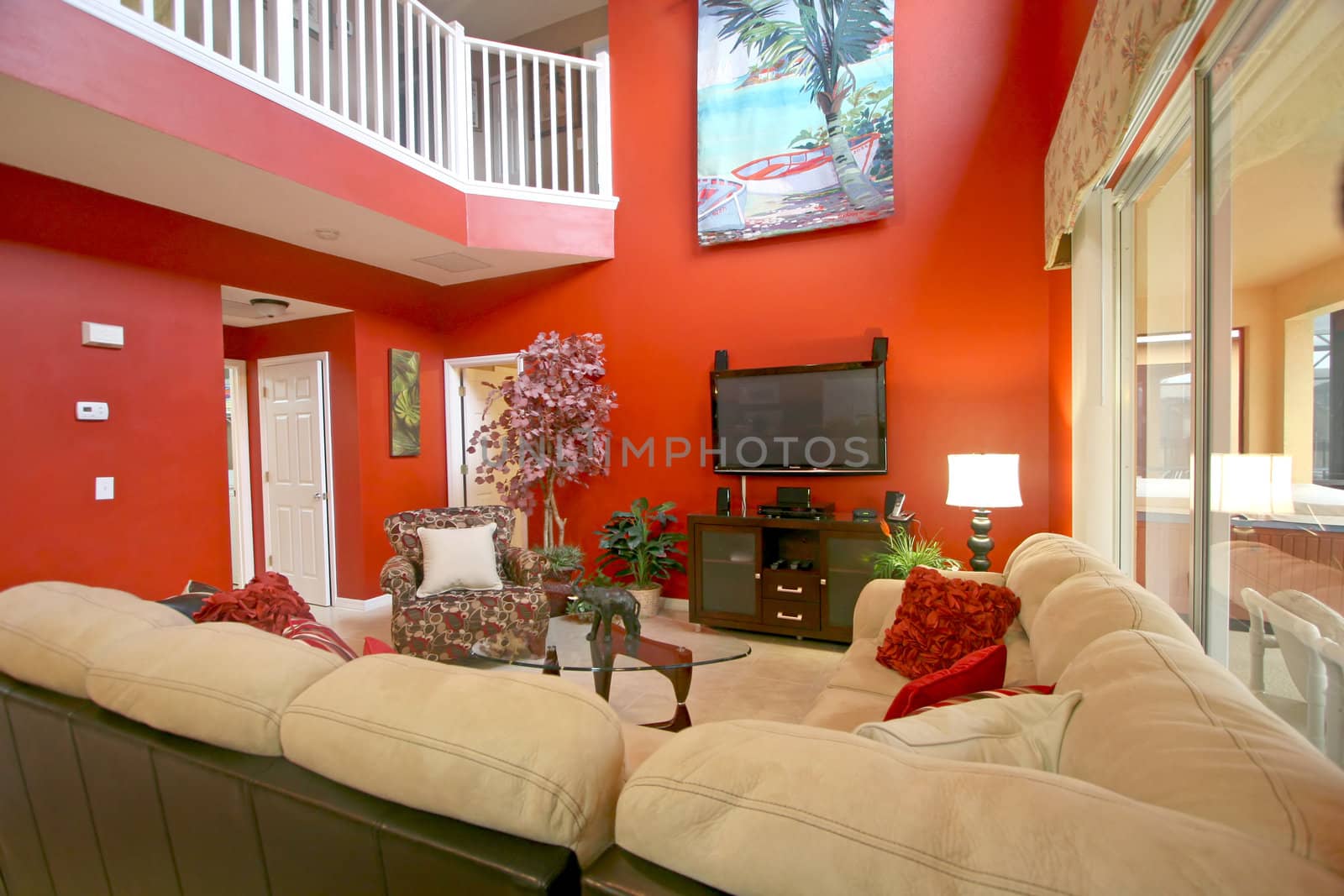 An Interior Living Room of a Home