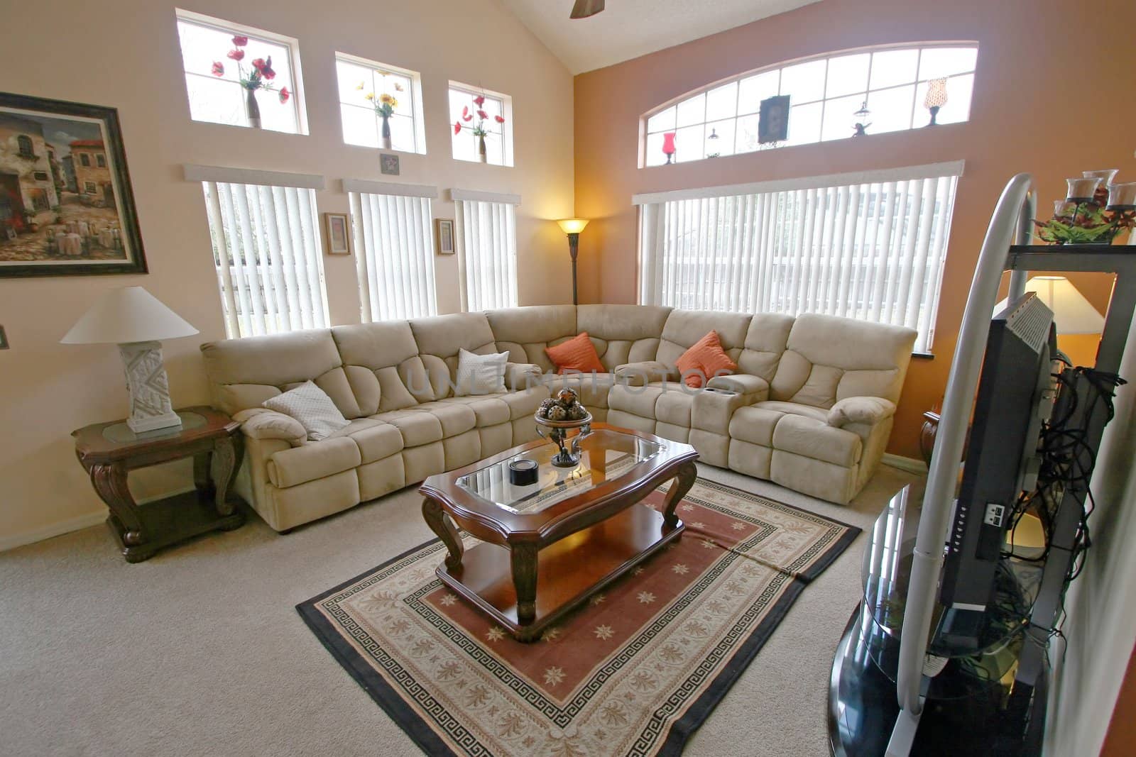 An Interior Living Room of a Home