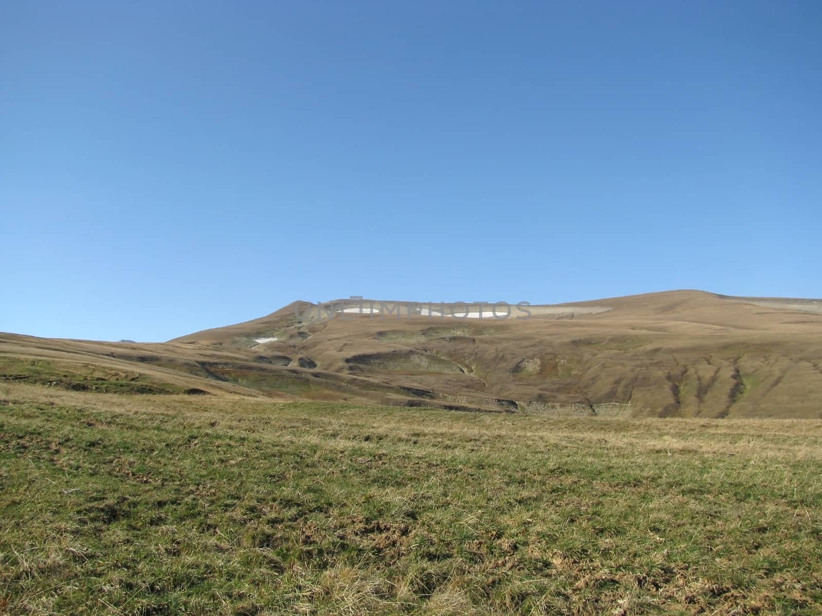 A plateau of Lago-Naki; the main Caucasian ridge