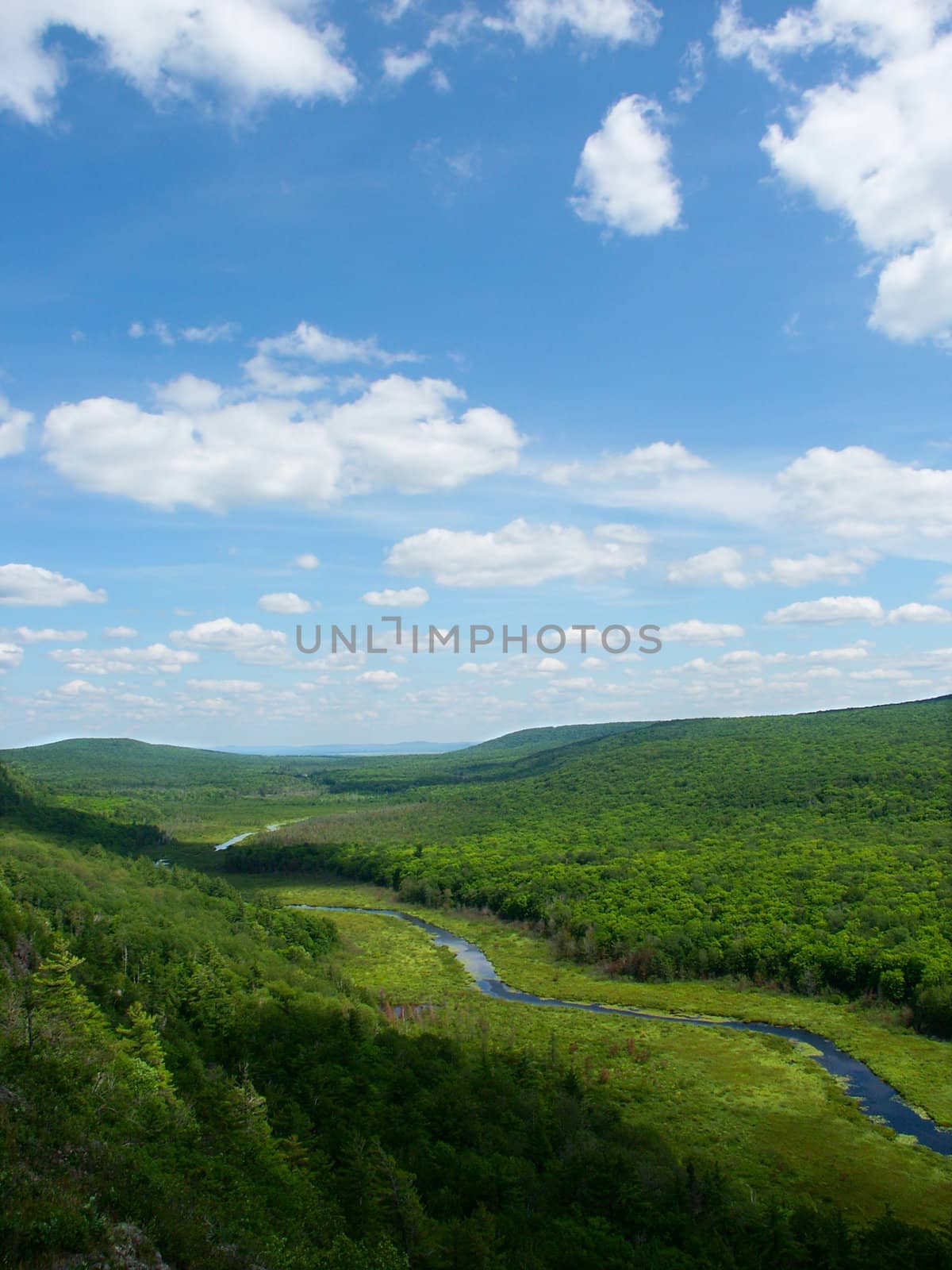 The Big Carp River at Porcupine Mountains State Park in Michigans upper peninsula.