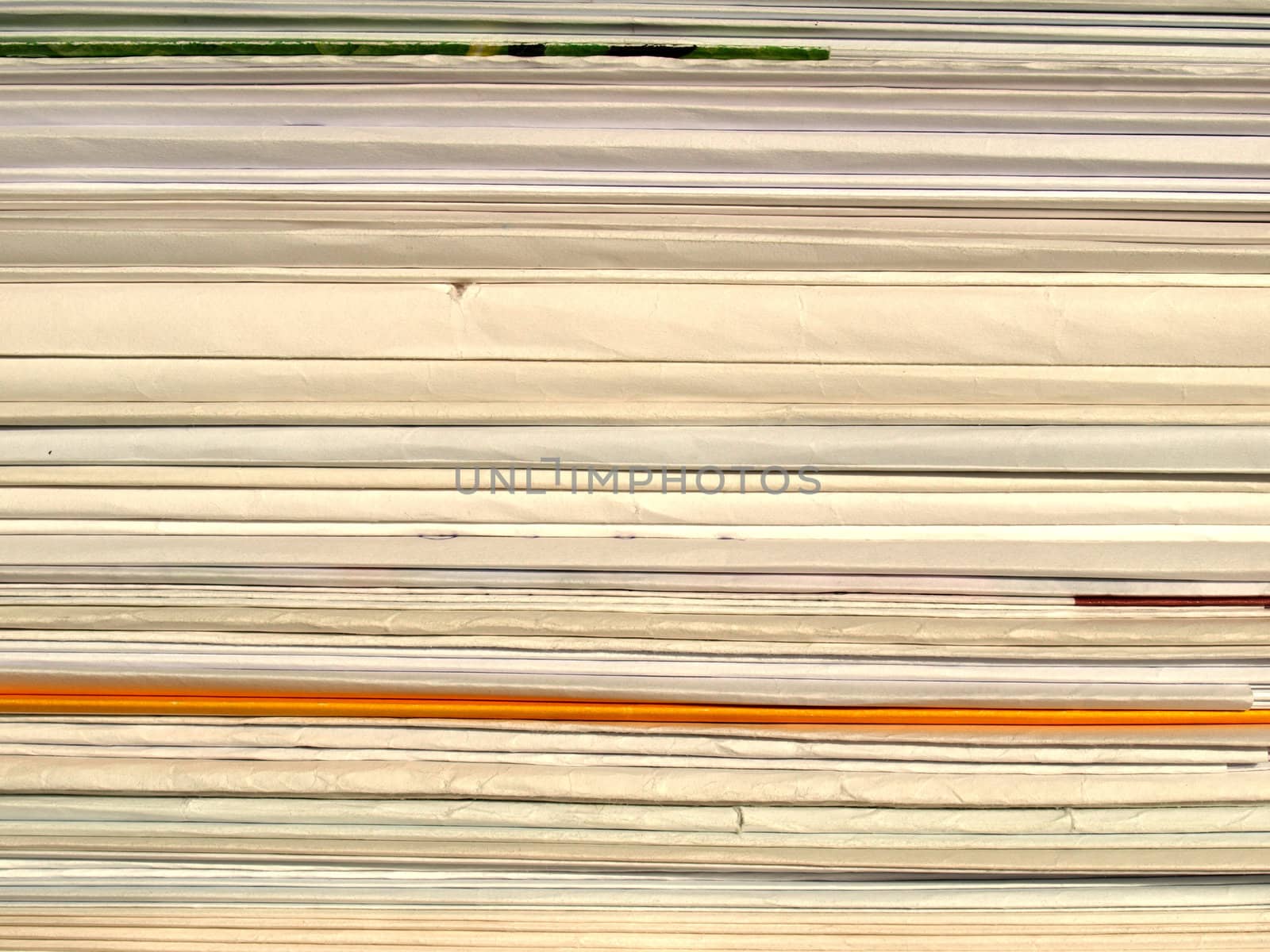 Detail of office paper documents or letters