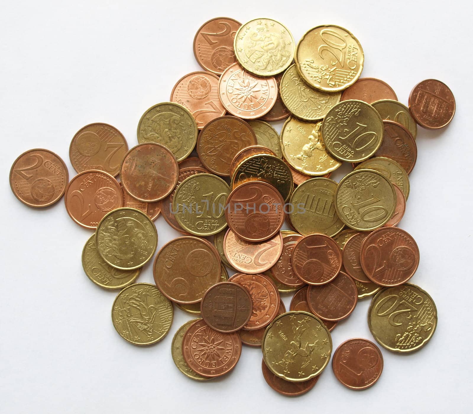 Euro coins by paolo77