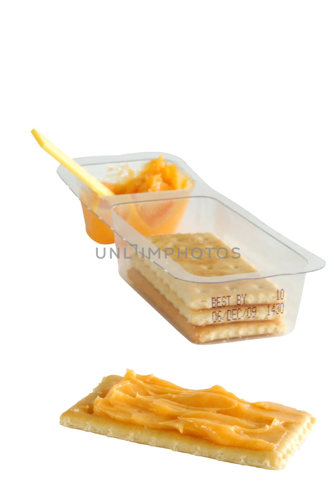 cheese dip and crackers by zenpix