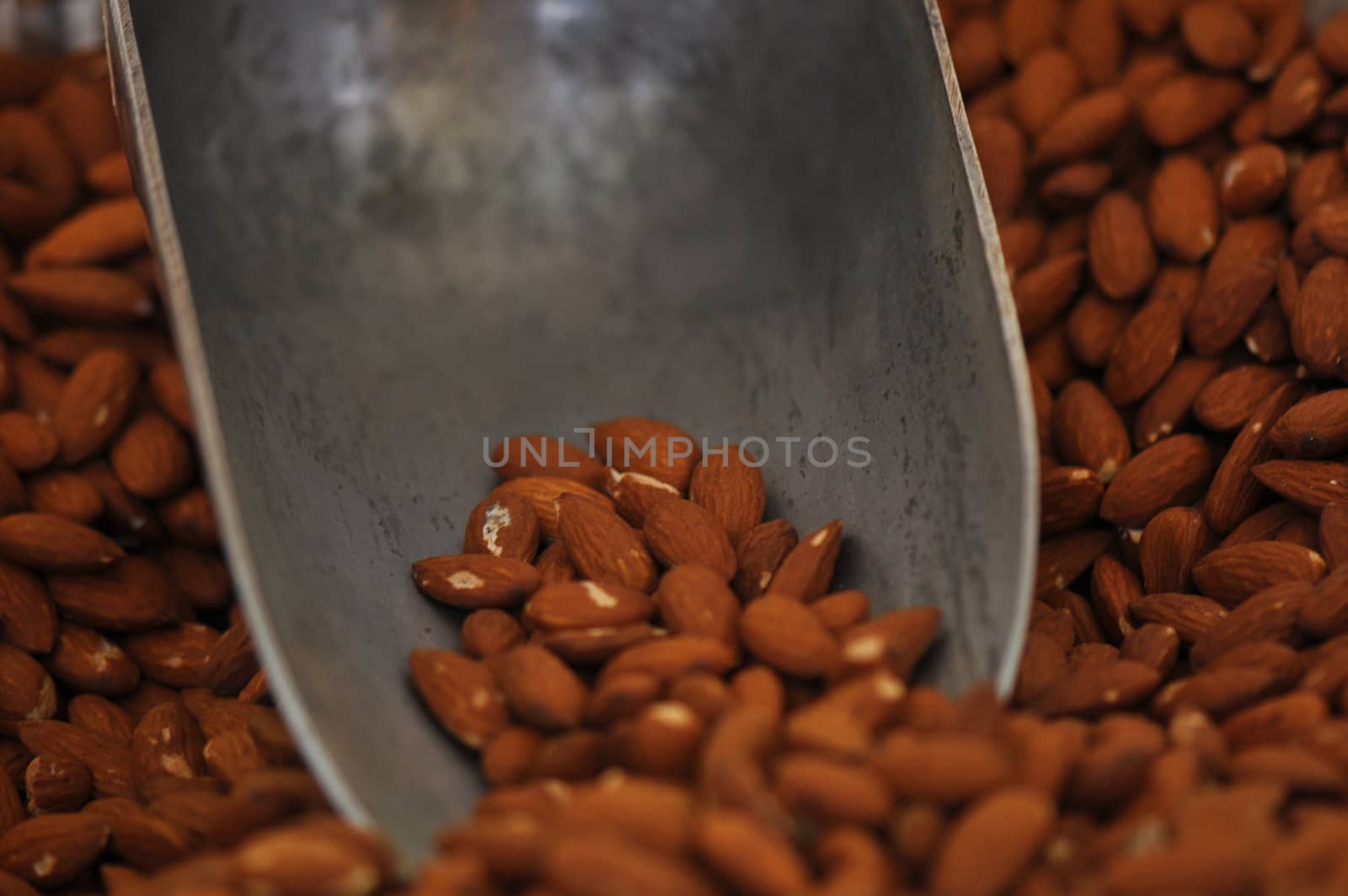 Tasty and Delicious Almonds ready to be eaten as healthy snack