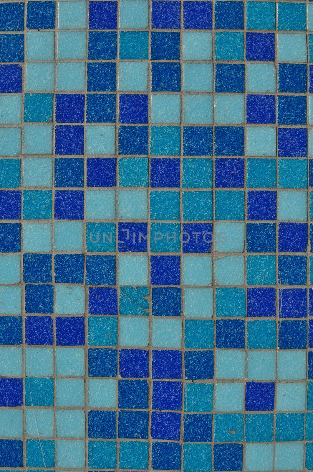 Horizontal Blue Tile Background with open space for text