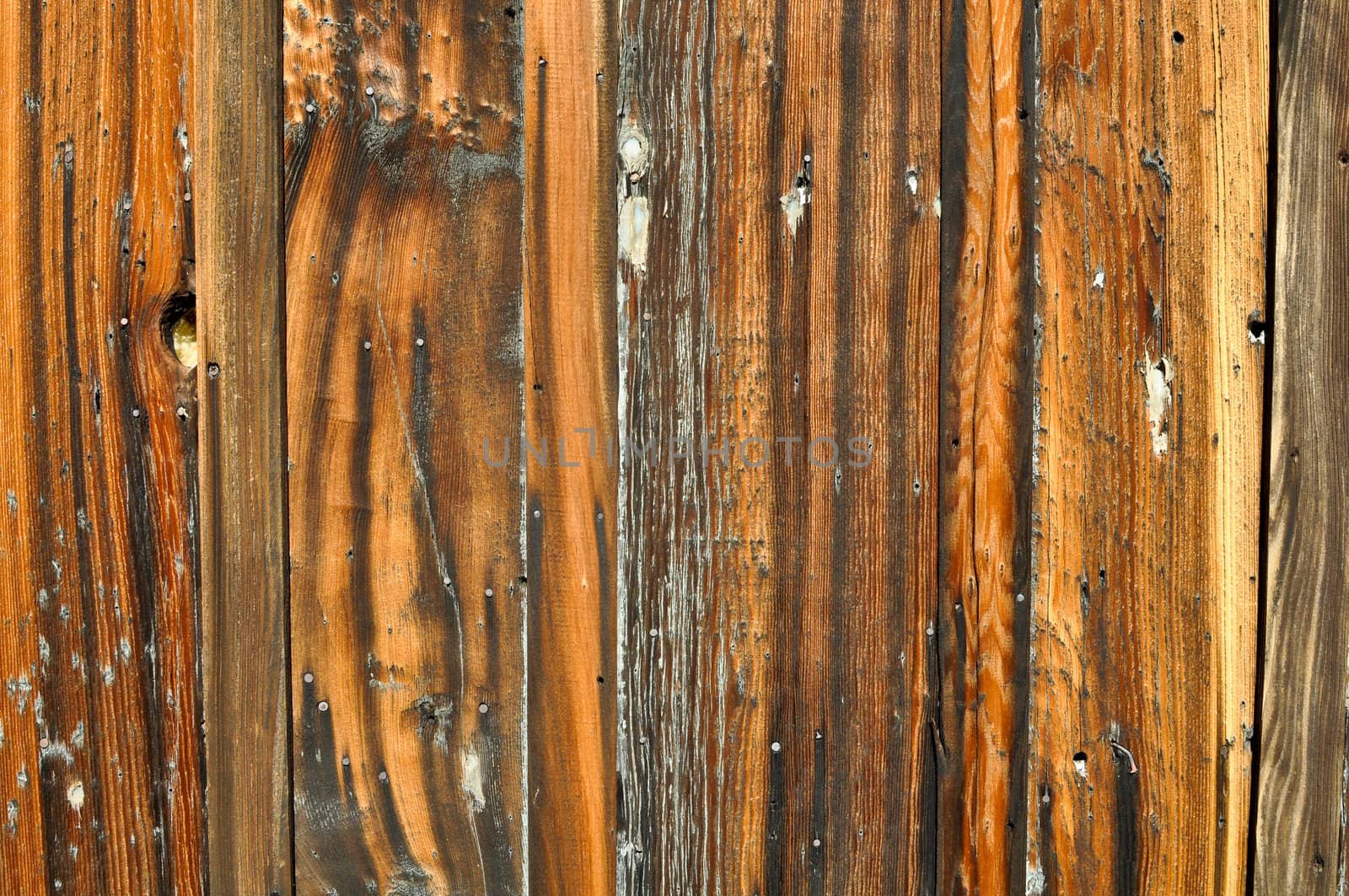 Burned Old Wood Grunge Background