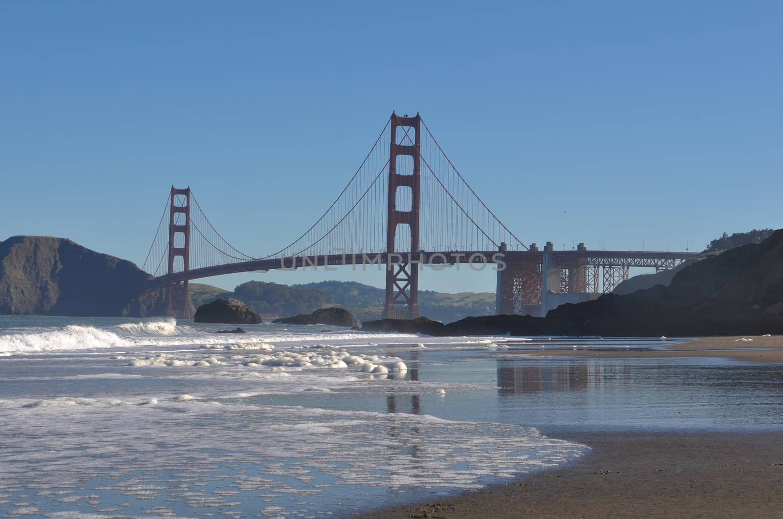 Golden Gate Bridge from Baker Beach by bbourdages