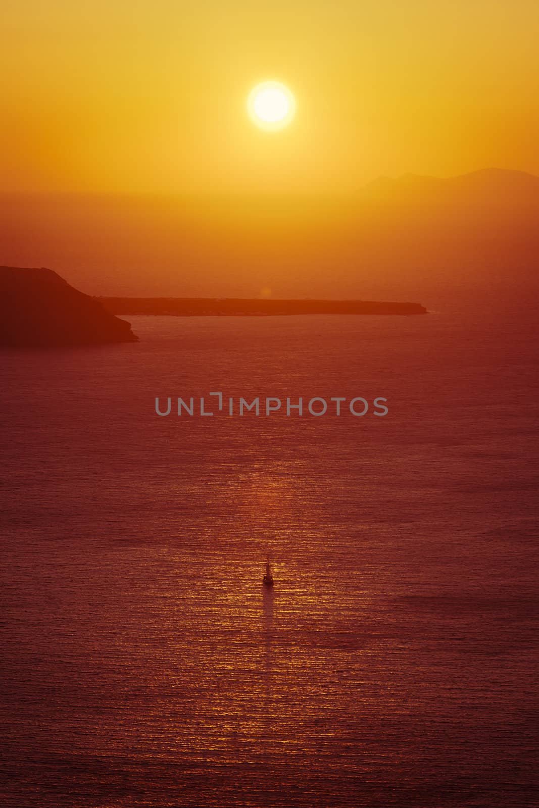 sunset Santorini by magann