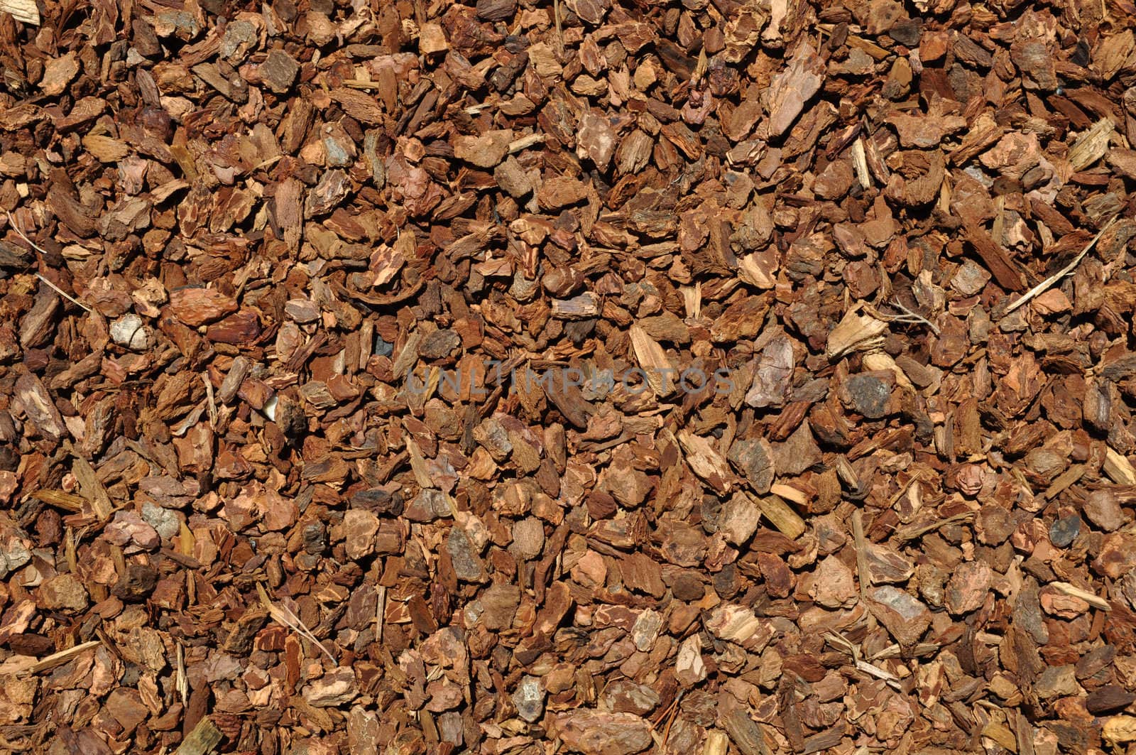 Mulch Red Wood Bark Background