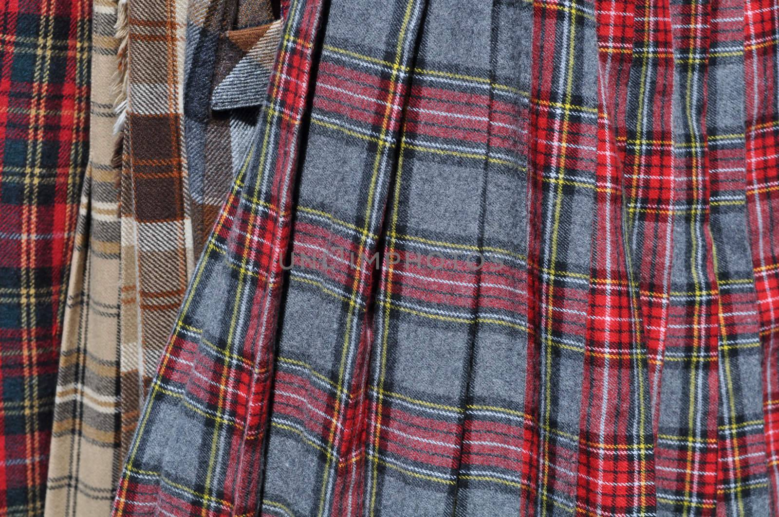 Kilt Skirts Plaid with Multiple Colors
