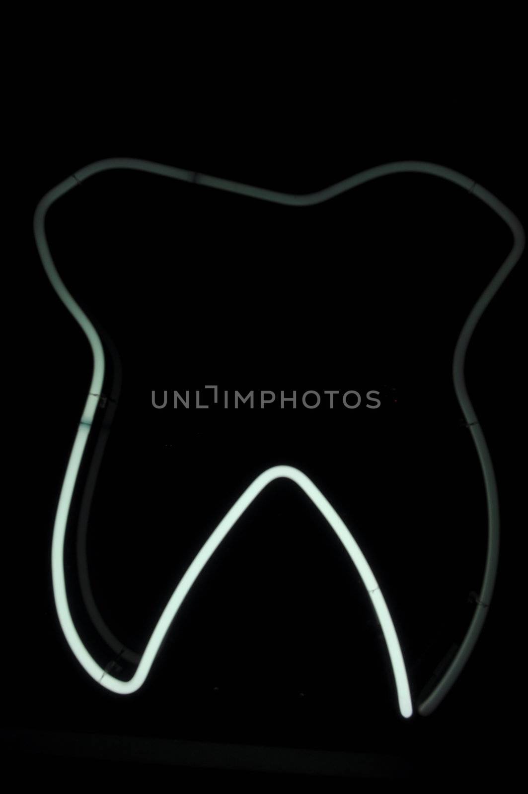 Tooth White Light Neon Sign