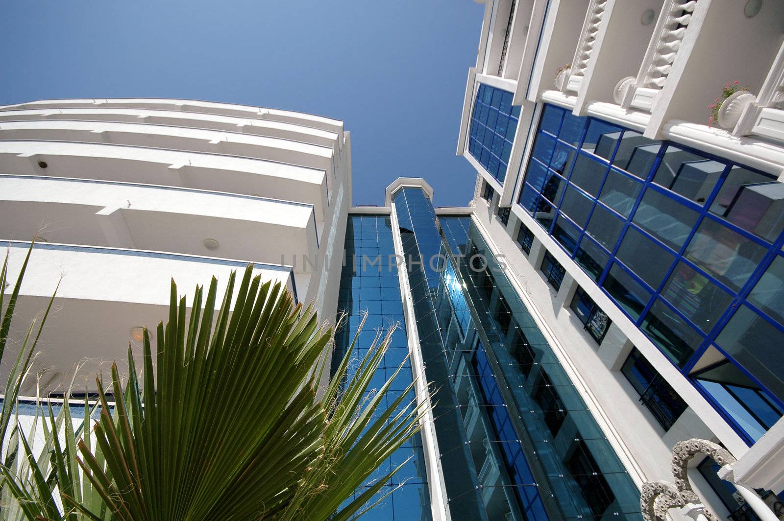 Plant, hotel and clear sky