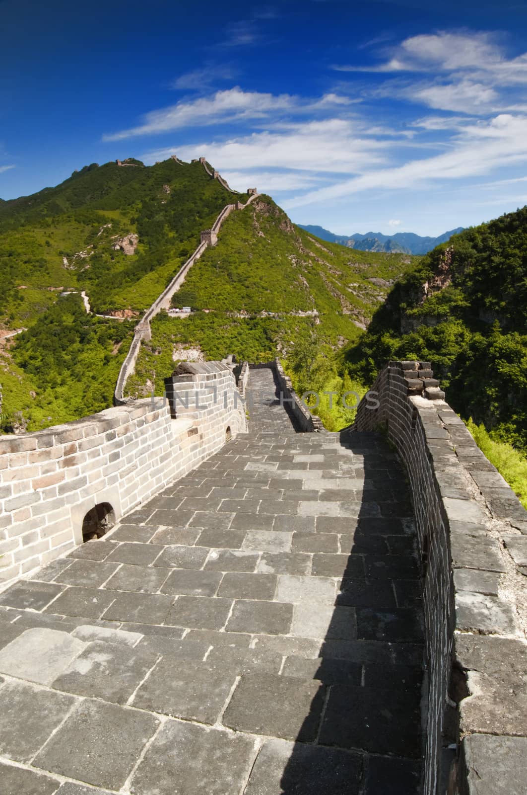 The Great Wall of China between Jinshanling and Simatai.