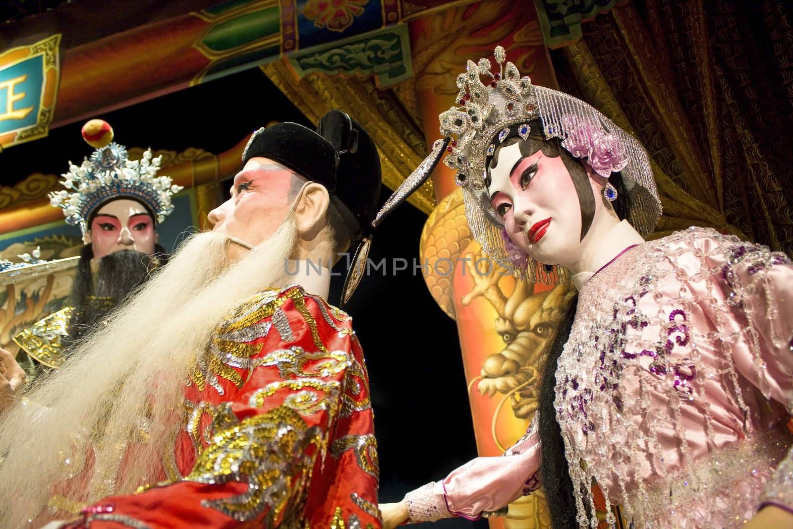 chinese opera dummy ,it is a toy,no need model release 