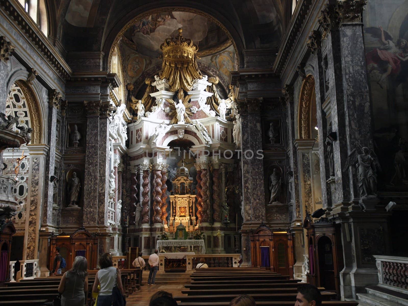 Chiesa degli Scalzi interior - Venice, Italy