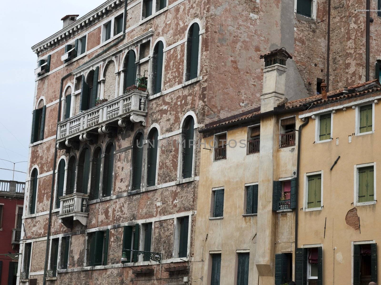 Venice - Buildings along the venetian canal