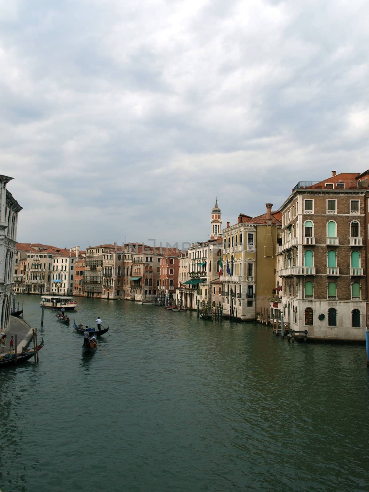 Venice - Exquisite antique buildings along Canal Grande