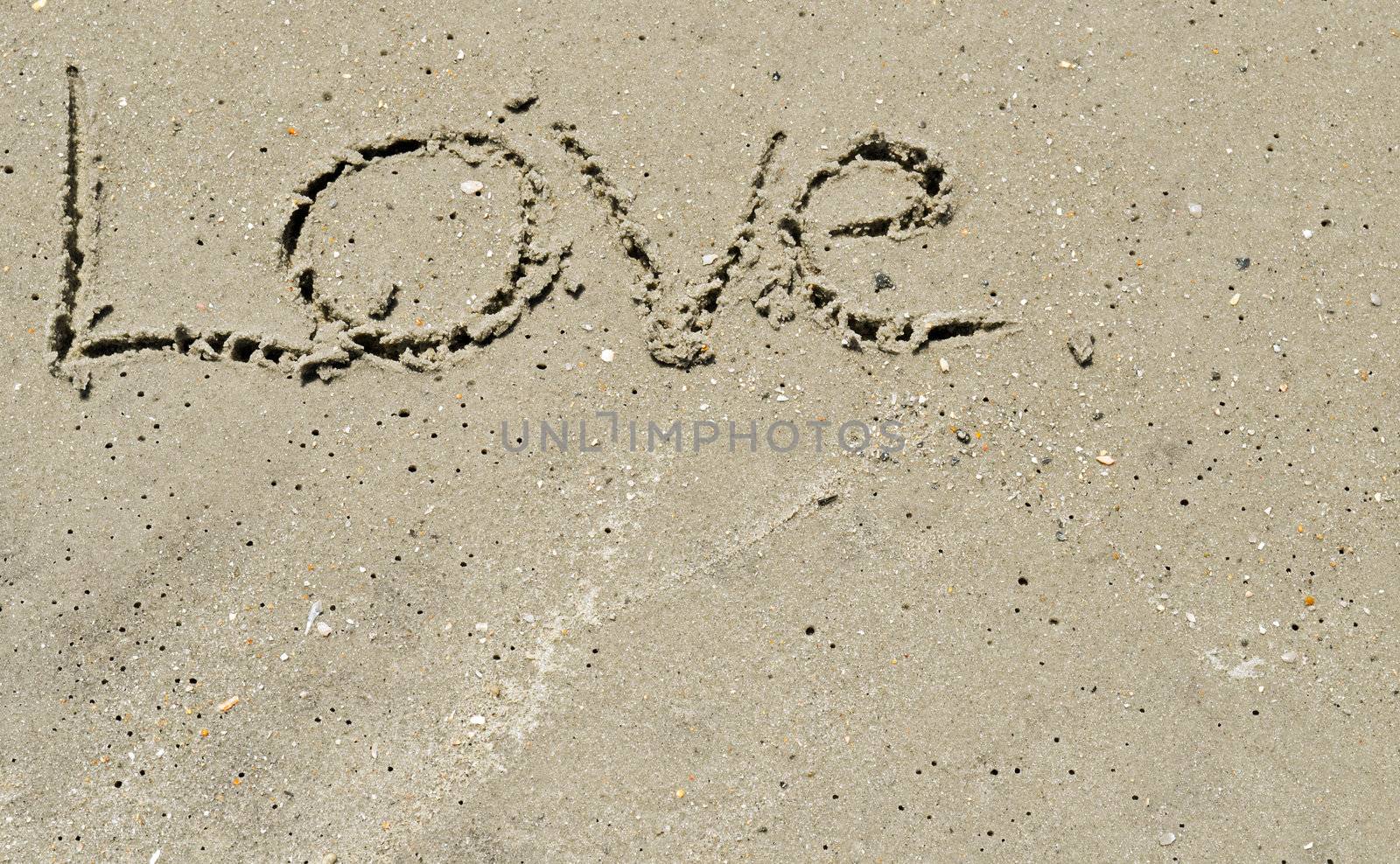 Love in the sand - Background by RefocusPhoto