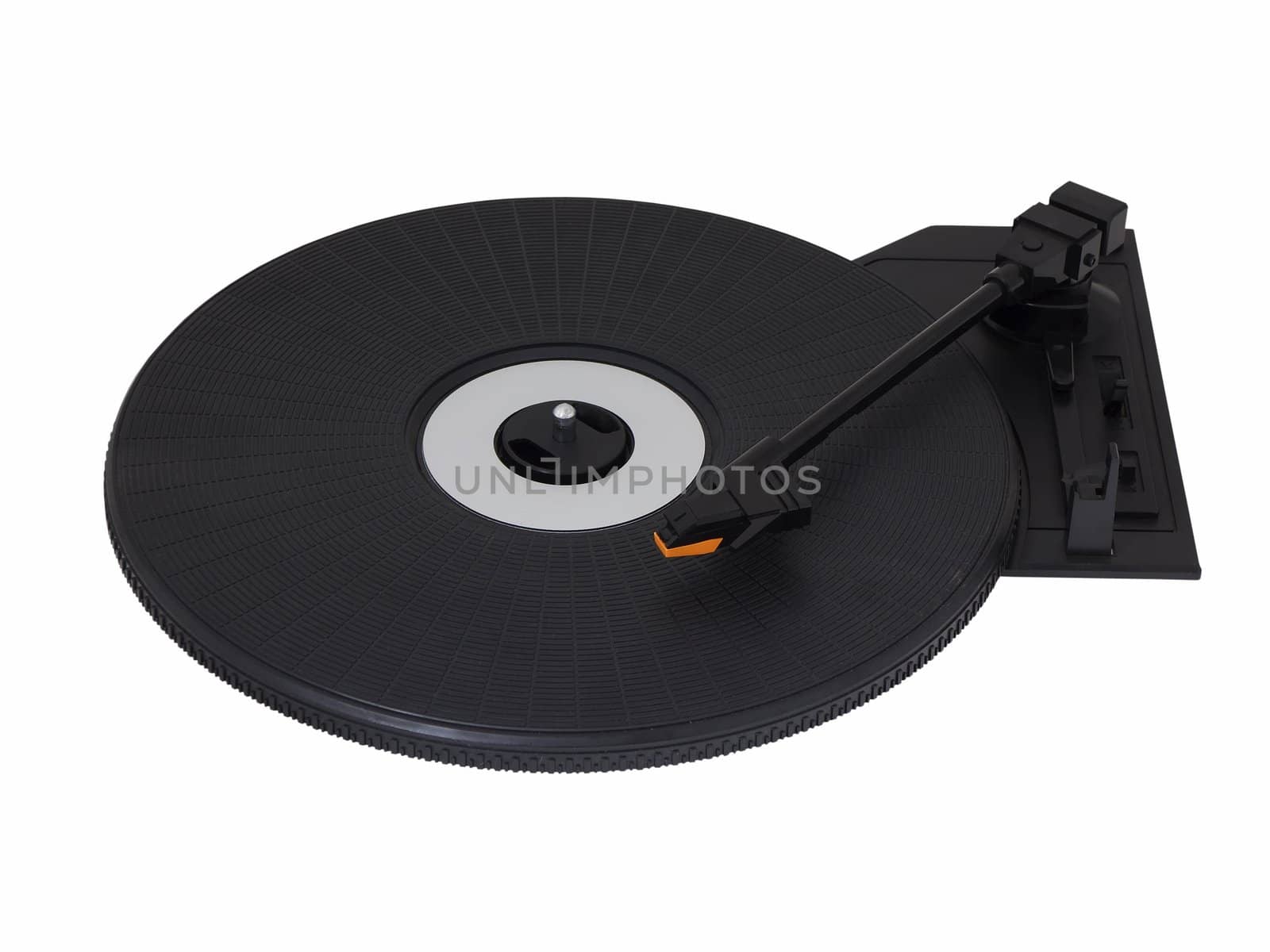 Turntable isolated on a white back ground