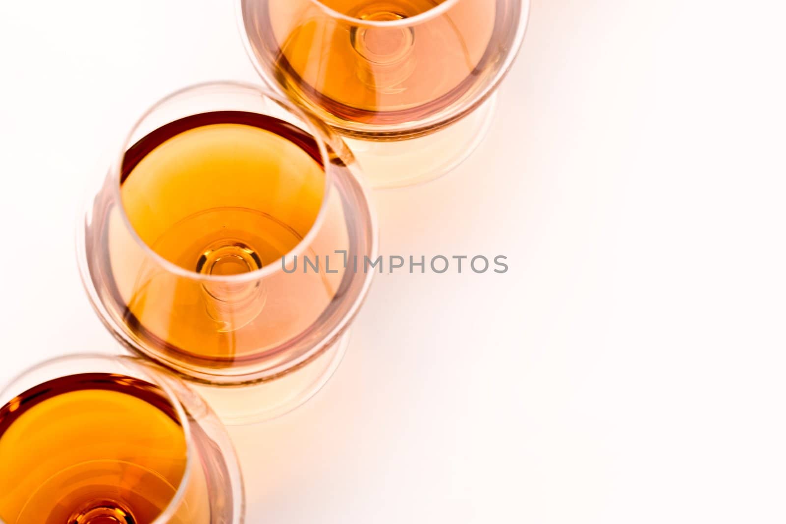 alcohol drink sereis: some bocal with cognac