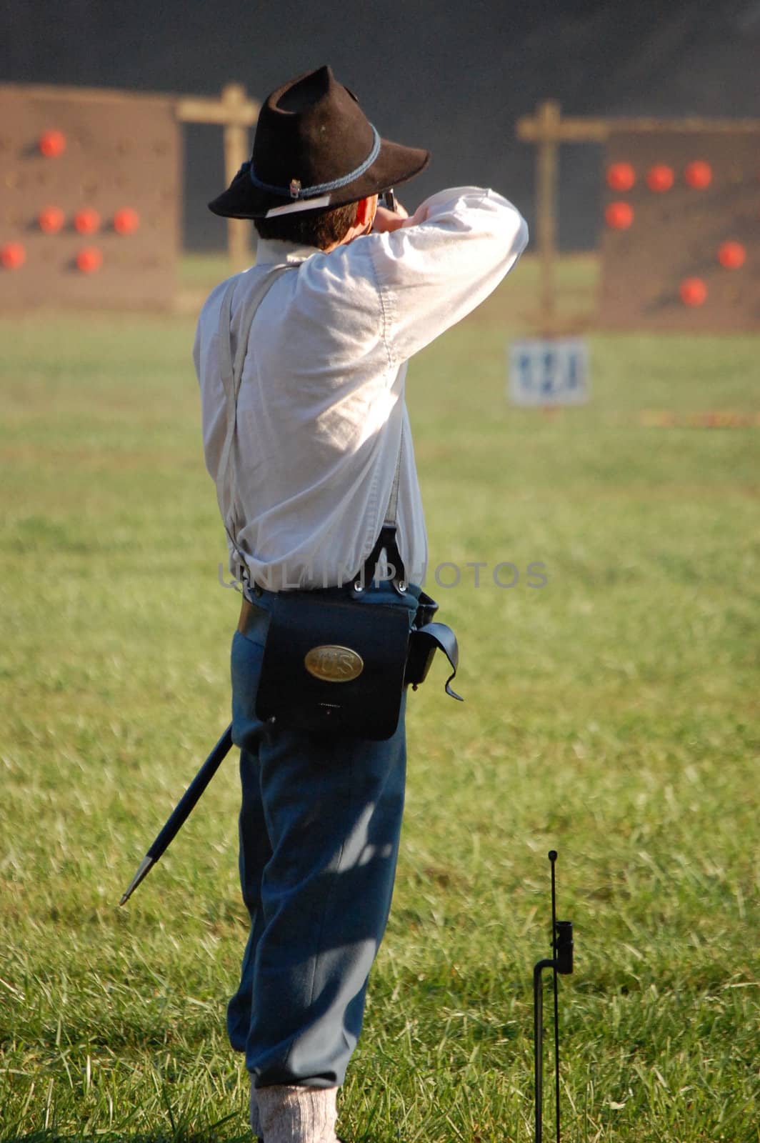 Man shoots at N-SSA National Skirmish by RefocusPhoto