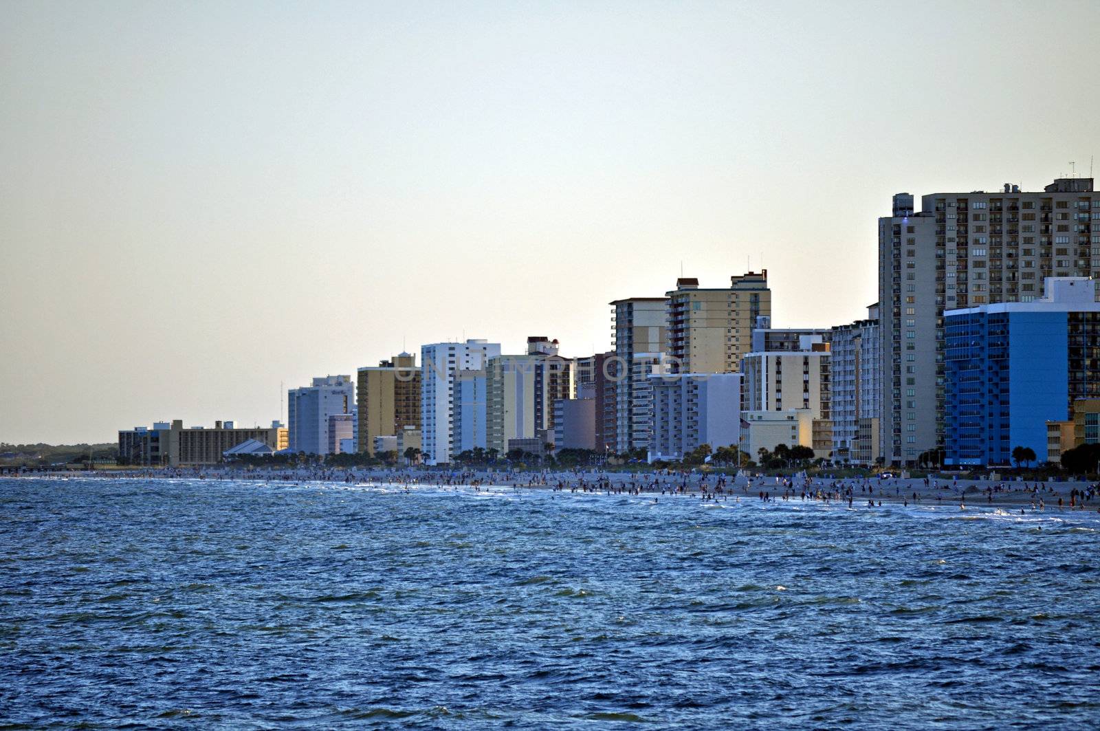 Myrtle Beach Coastline by RefocusPhoto