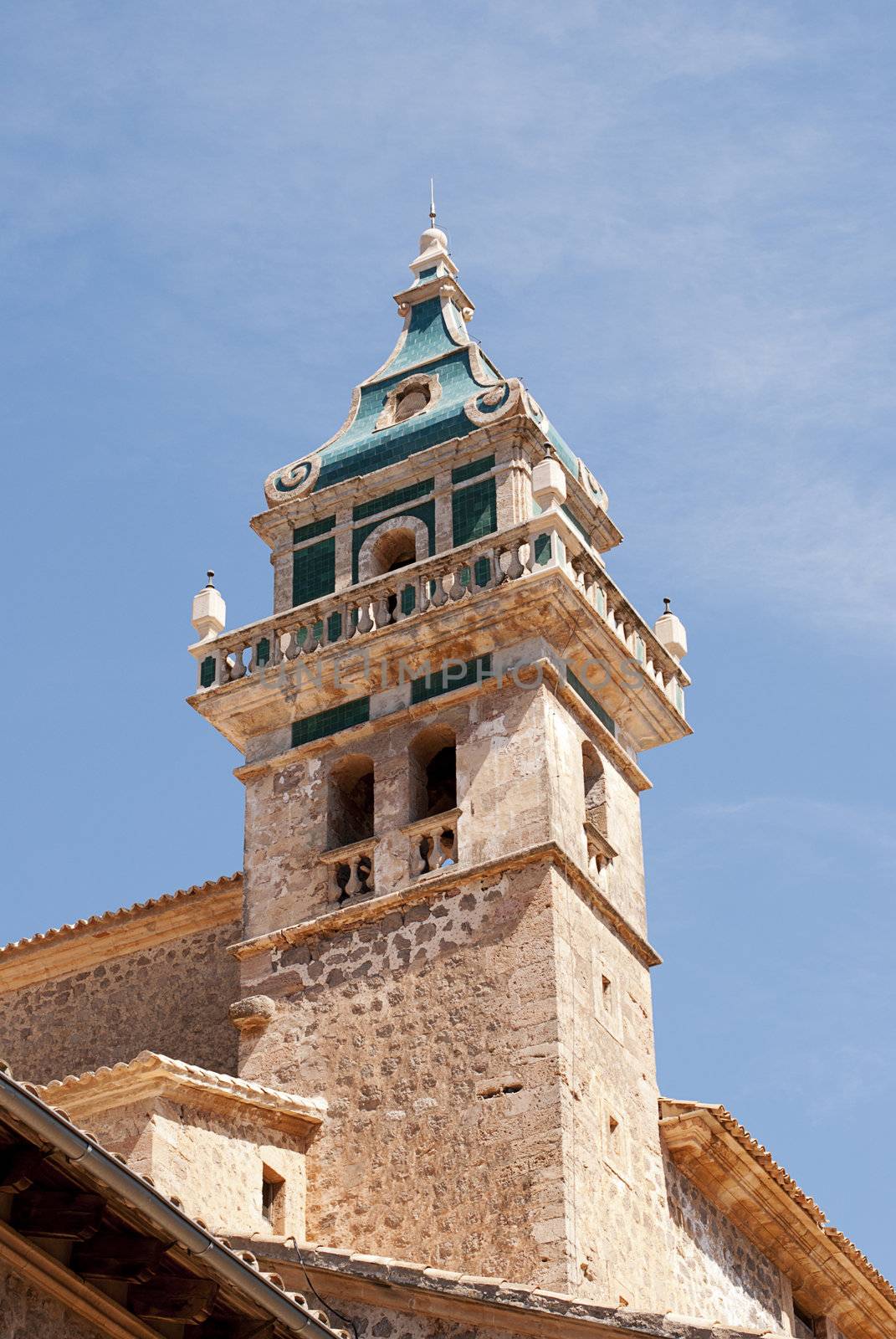 The Valldemossa Charterhouse (Spanish: Real Cartuja de Valldemossa, translatable as: Royal Carthusian Monastery of Valldemossa) is a former Carthusian monastery in Valldemossa, Majorca