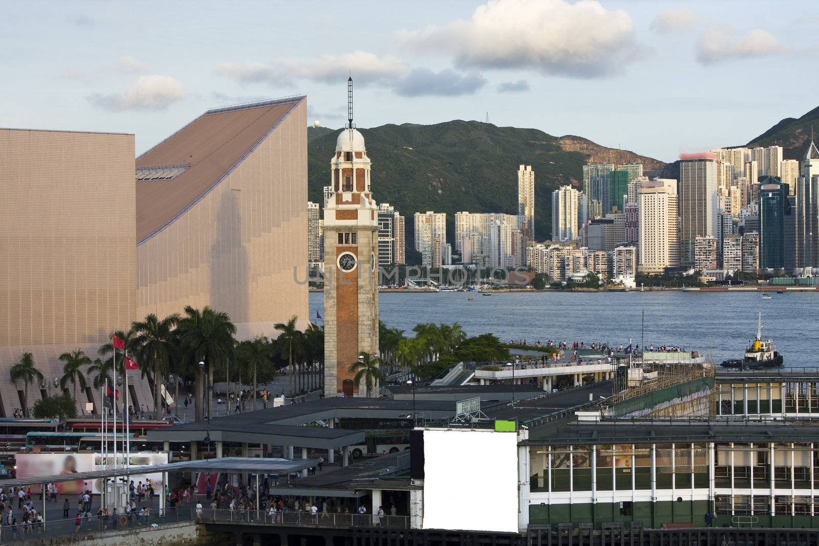 hong kong and modern building for texture