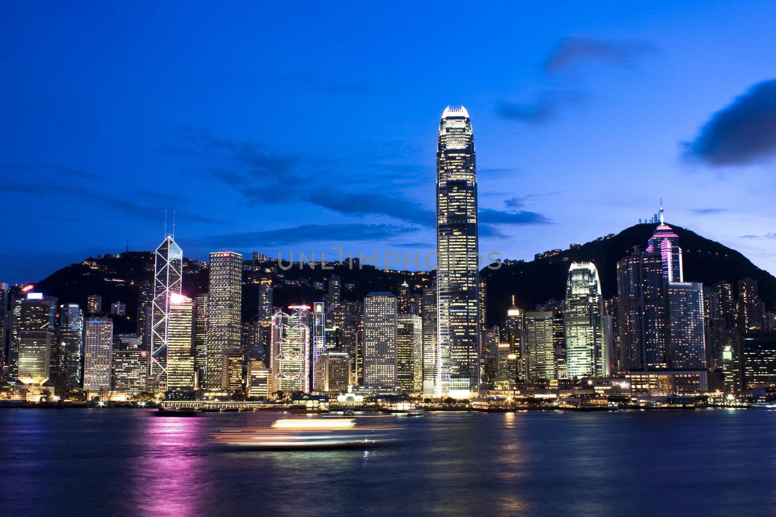 hong kong and modern building for texture
